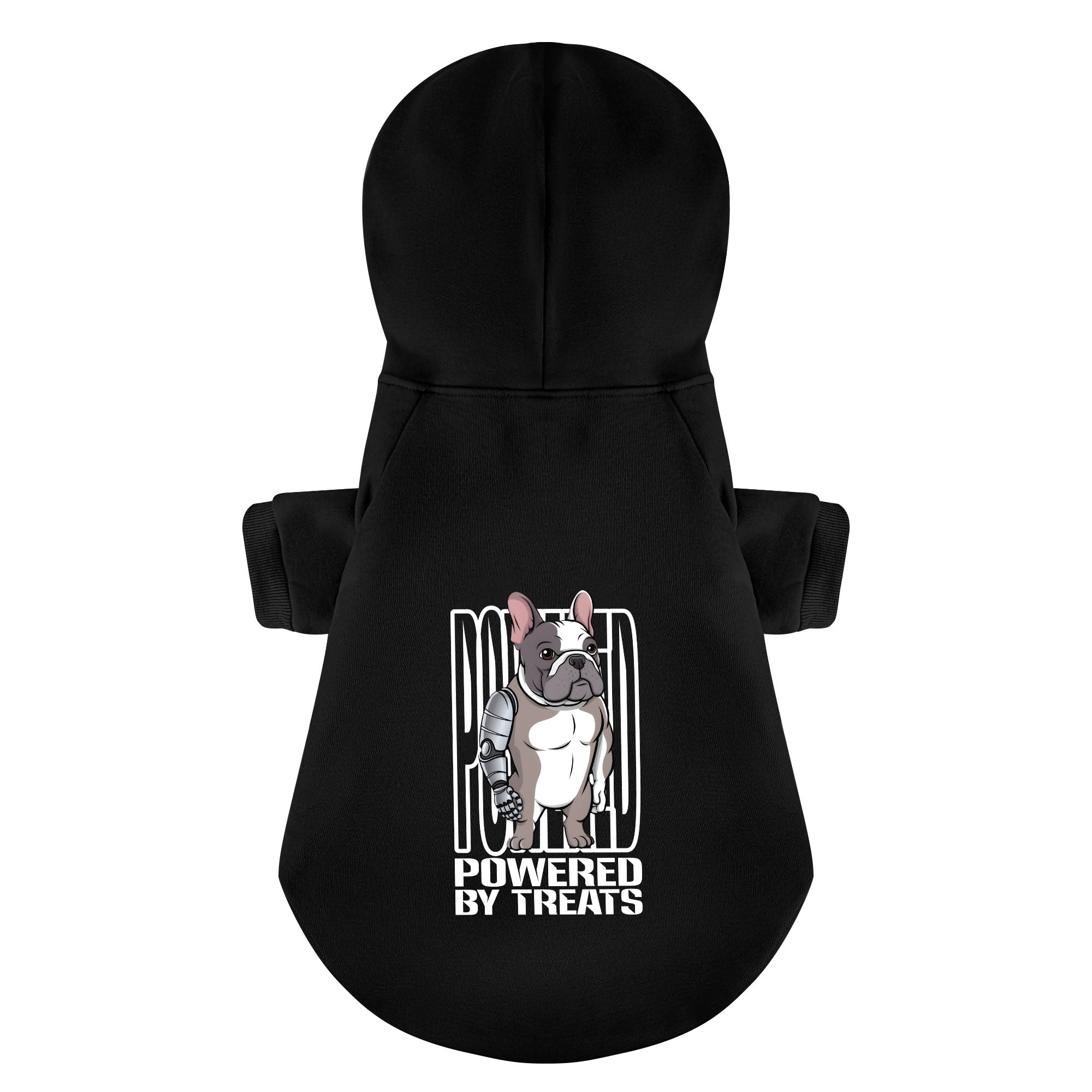 Powered French Bulldog Cozy Hoodie for Short-Nosed Dogs-fadou