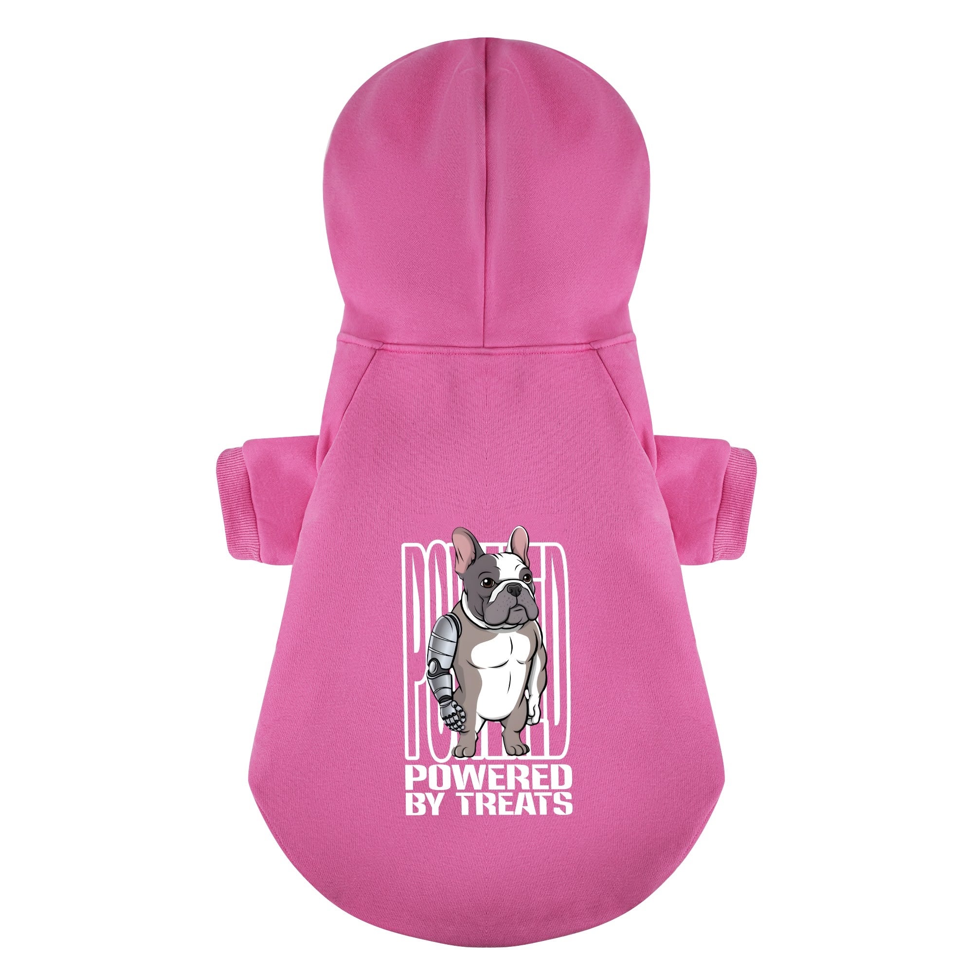 Powered French Bulldog Cozy Hoodie for Short-Nosed Dogs-fadou