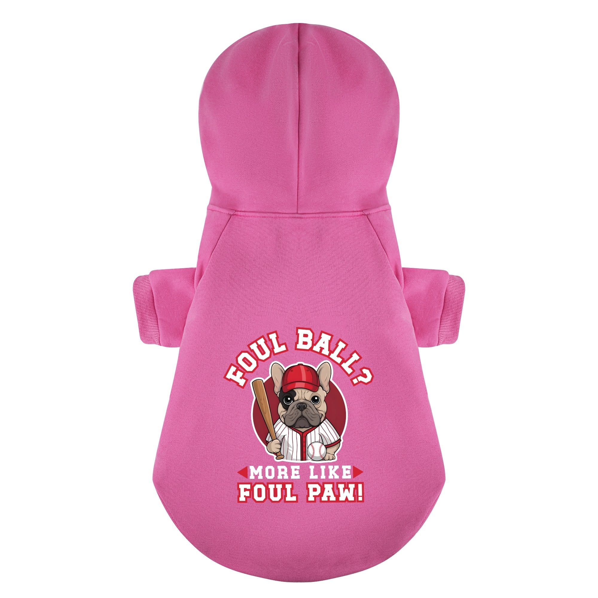 French Bulldog Personalized Dog Hoodie for Travel Comfort-fadou
