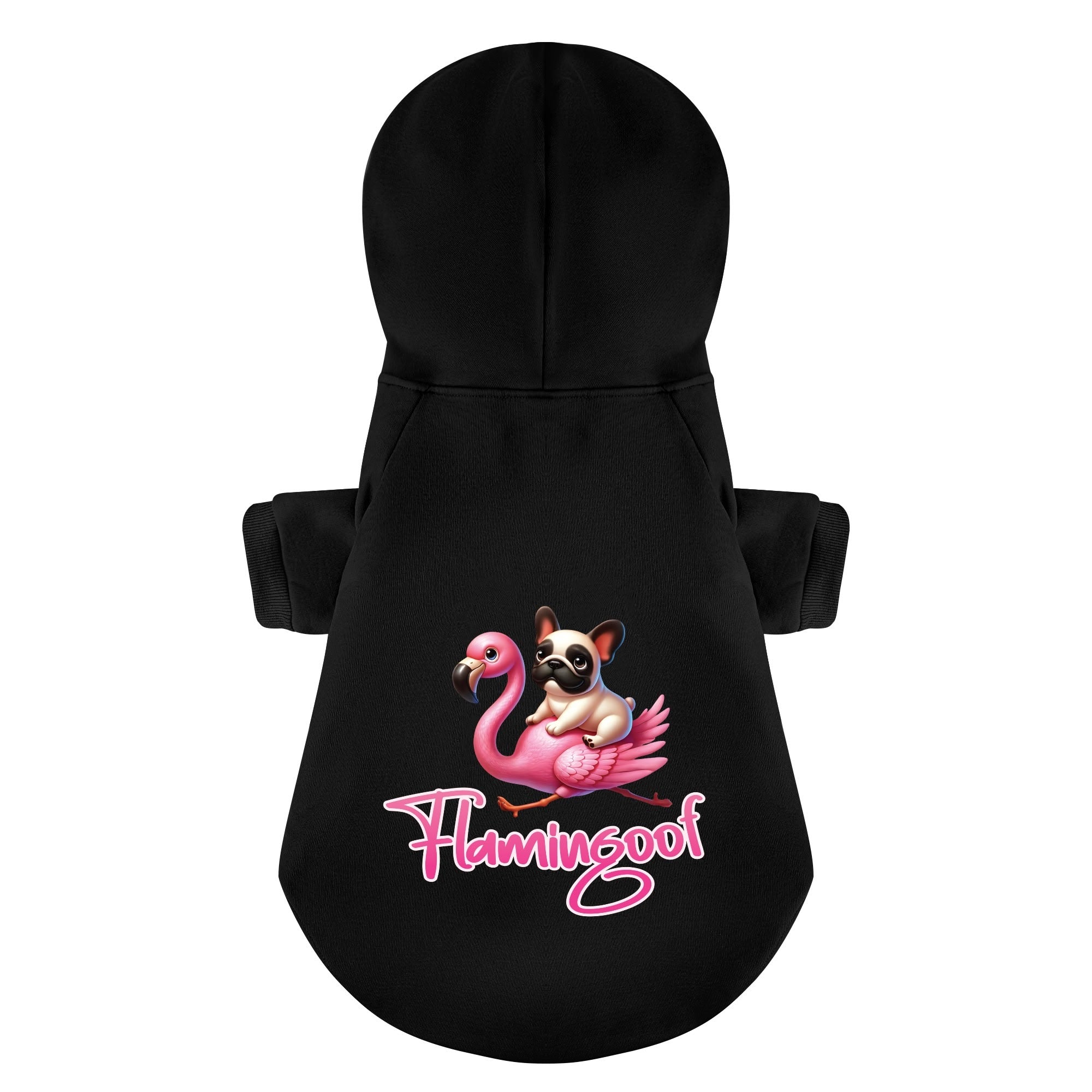 Flamingoof French Bulldog Dog Hoodie for French Bulldogs-fadou