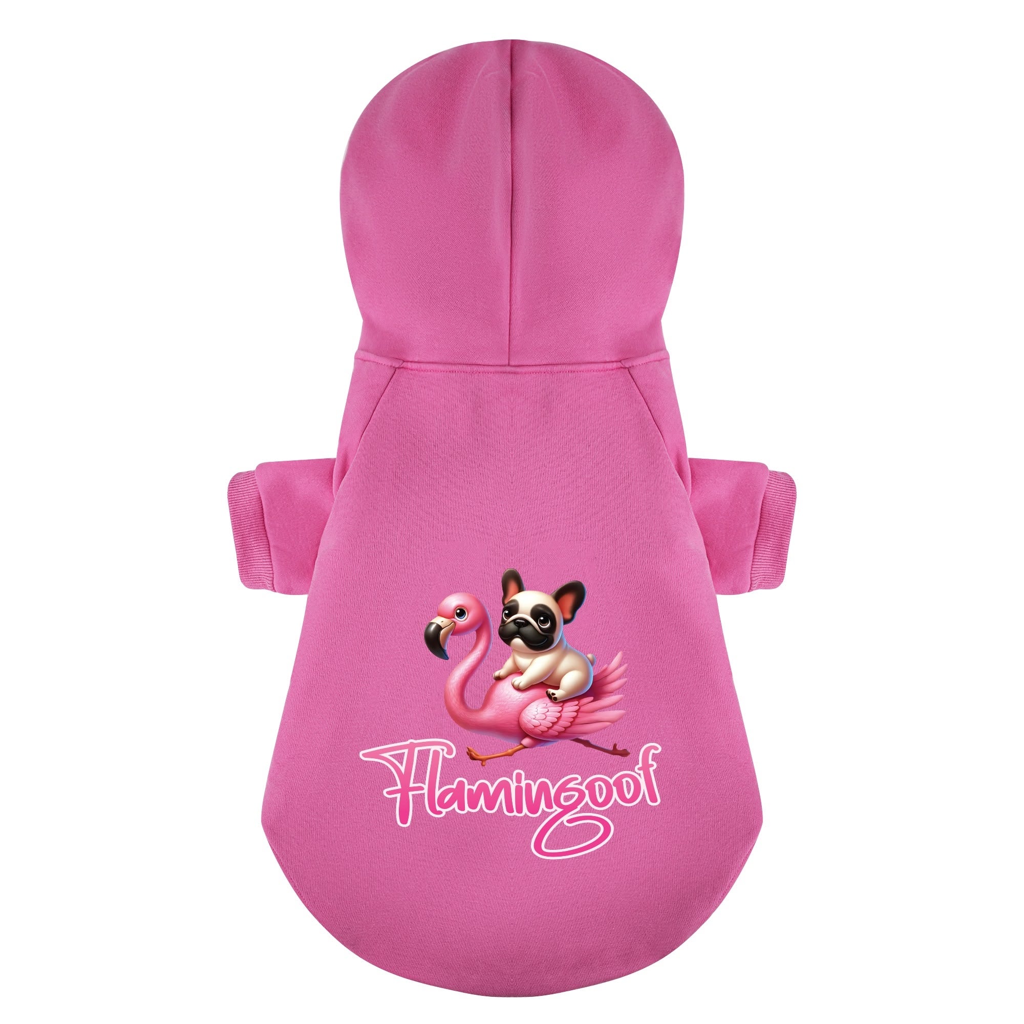 Flamingoof French Bulldog Dog Hoodie for French Bulldogs-fadou