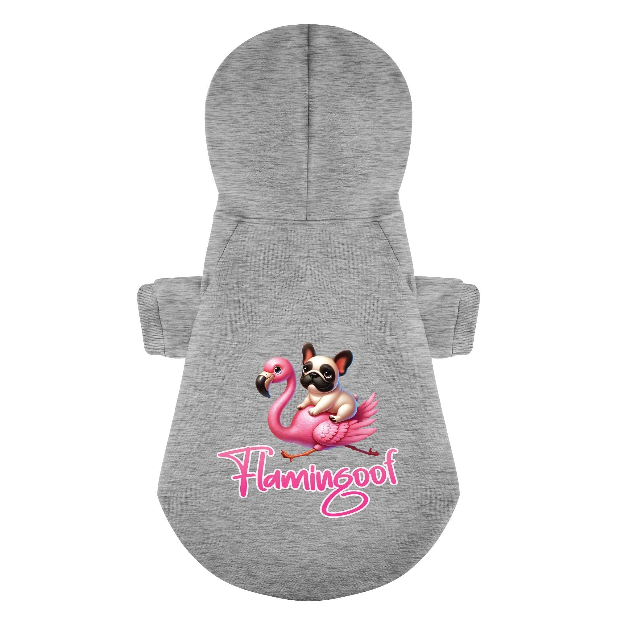 Flamingoof French Bulldog Dog Hoodie for French Bulldogs-fadou