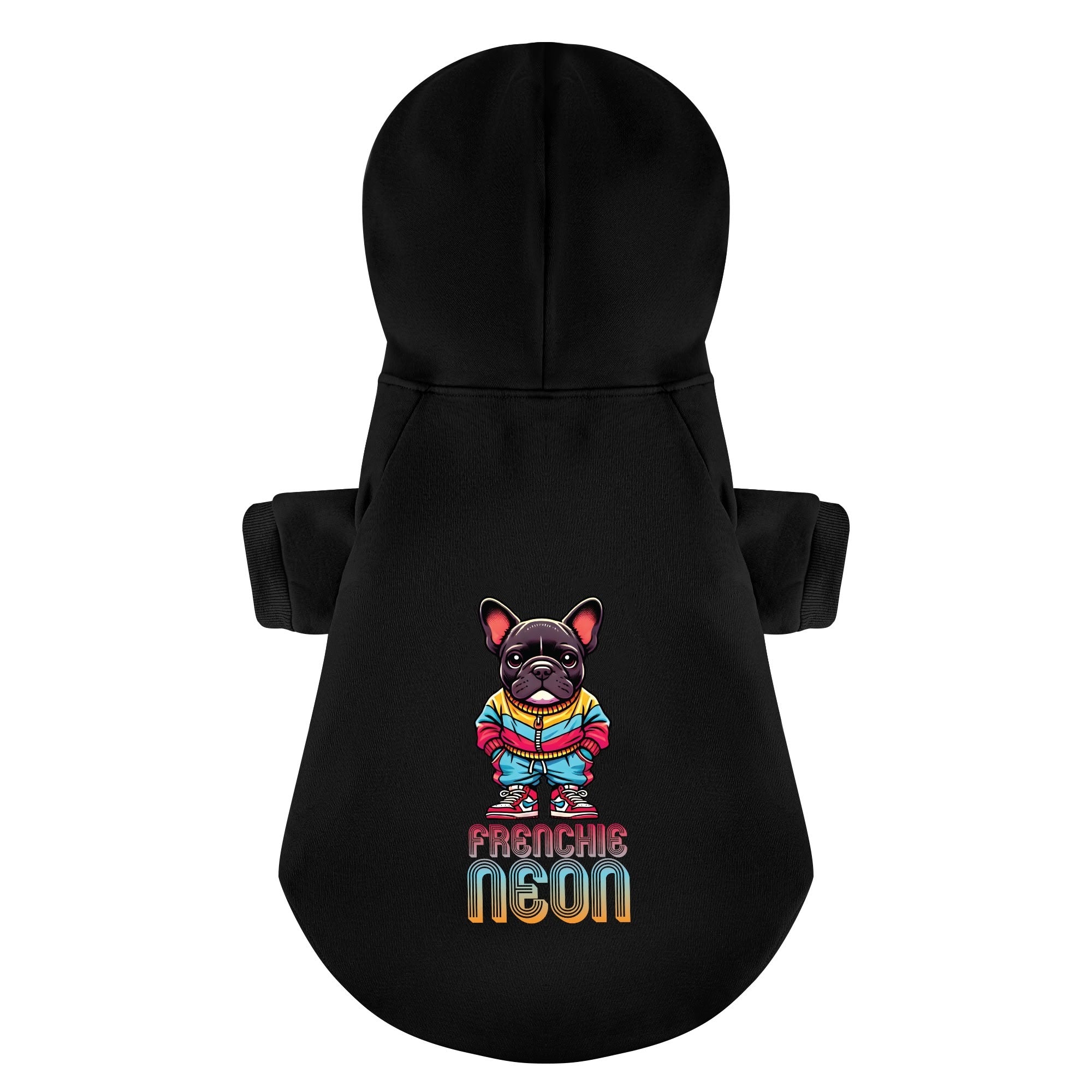 French Bulldog Personalized Fleece Hoodie for Cozy Nights-fadou