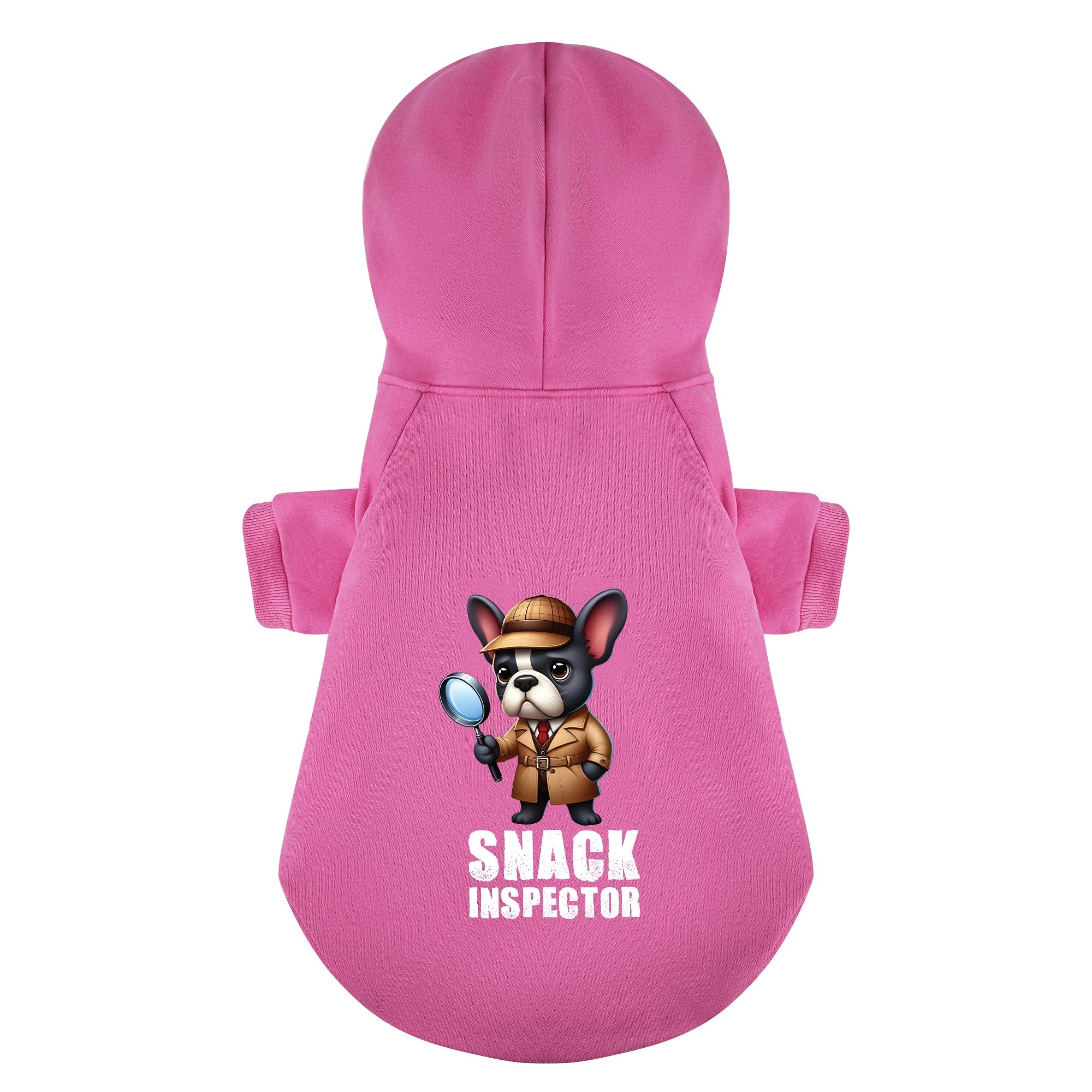 Snack French Bulldog Cozy Hoodie for Outdoor Adventures-fadou