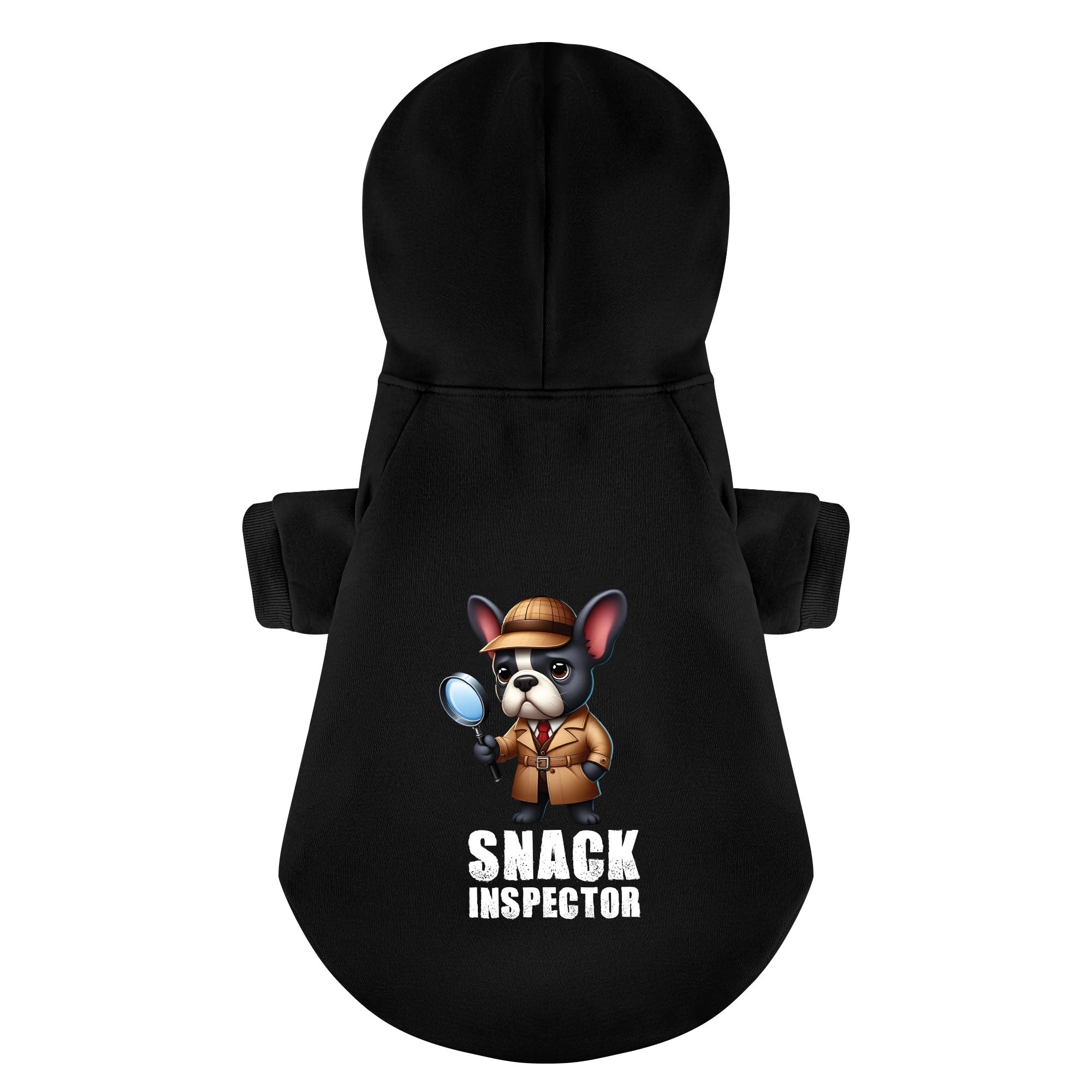 Snack French Bulldog Cozy Hoodie for Outdoor Adventures-fadou