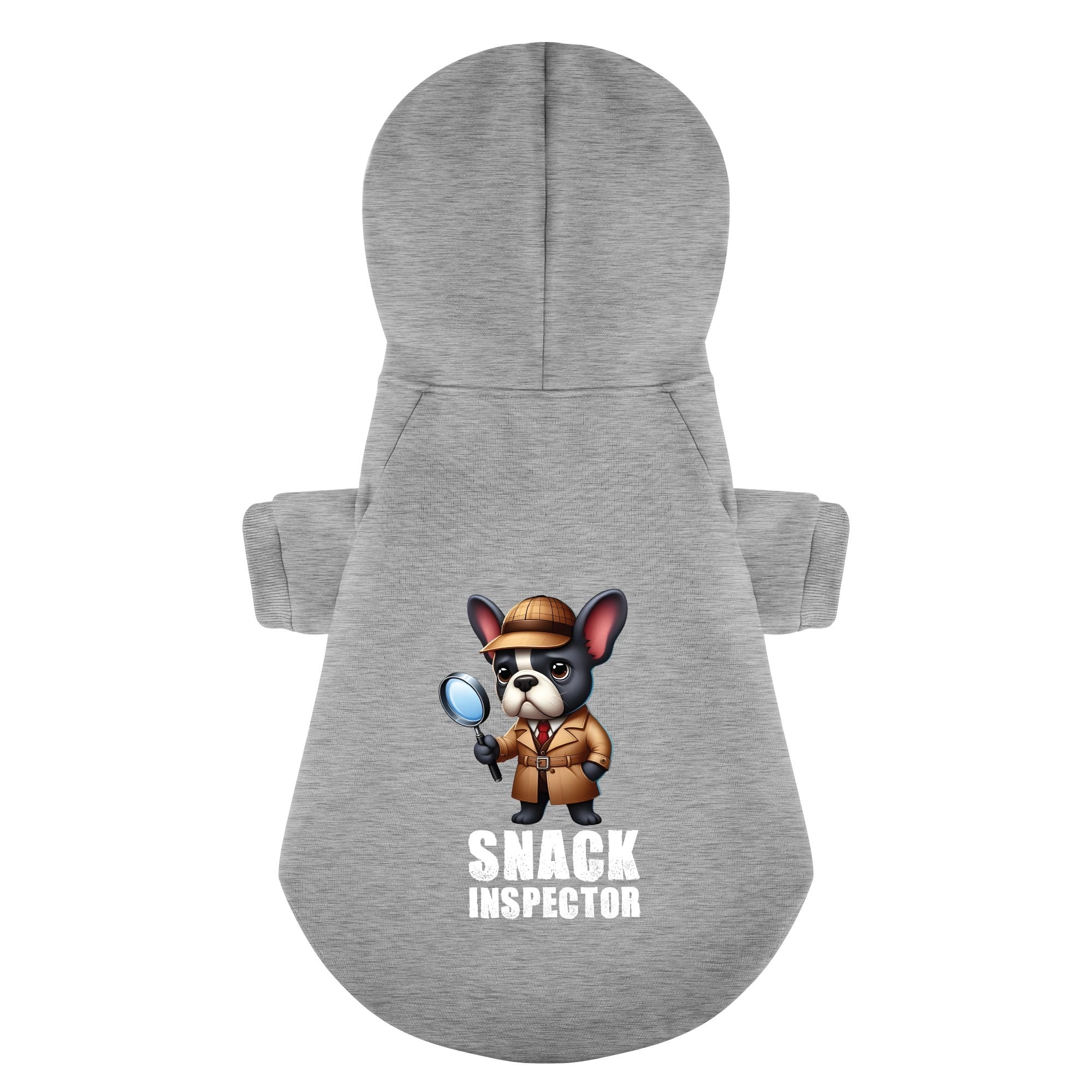 Snack French Bulldog Cozy Hoodie for Outdoor Adventures-fadou