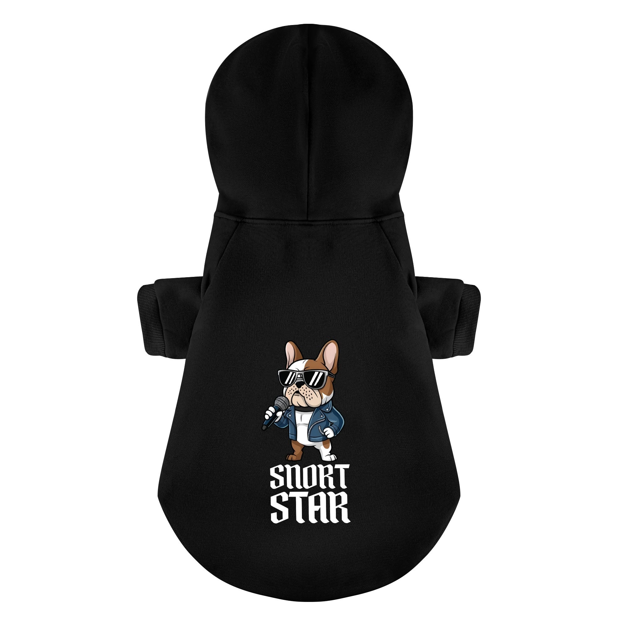 Snort French Bulldog Fleece Hoodie for Training Sessions-fadou