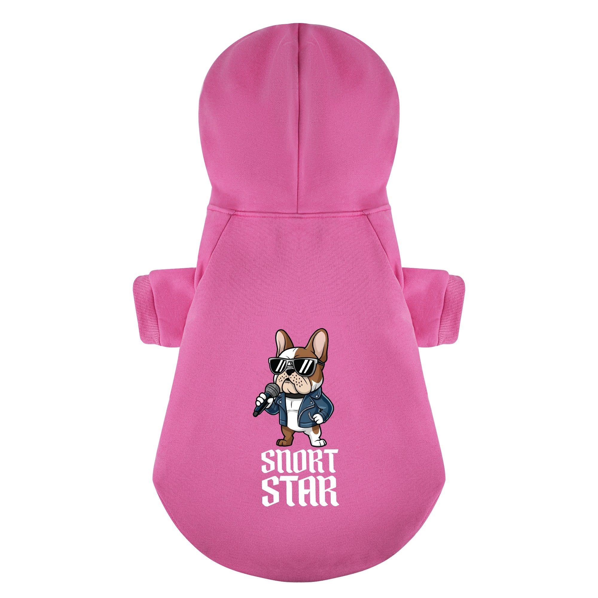 Snort French Bulldog Fleece Hoodie for Training Sessions-fadou
