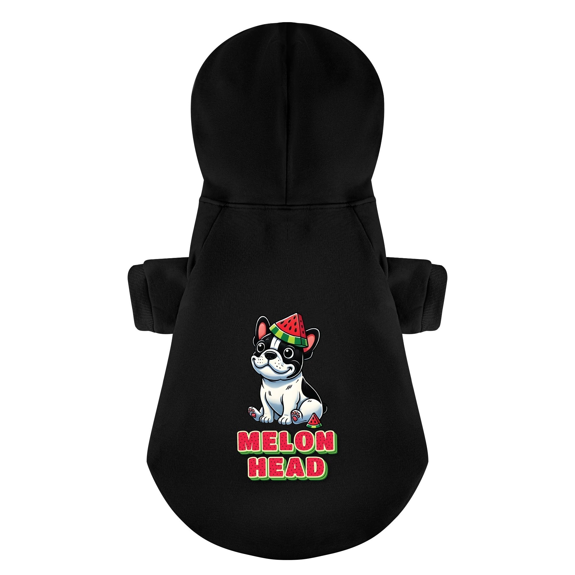 French Bulldog Personalized Fleece Hoodie for Short-Nosed Dogs-fadou