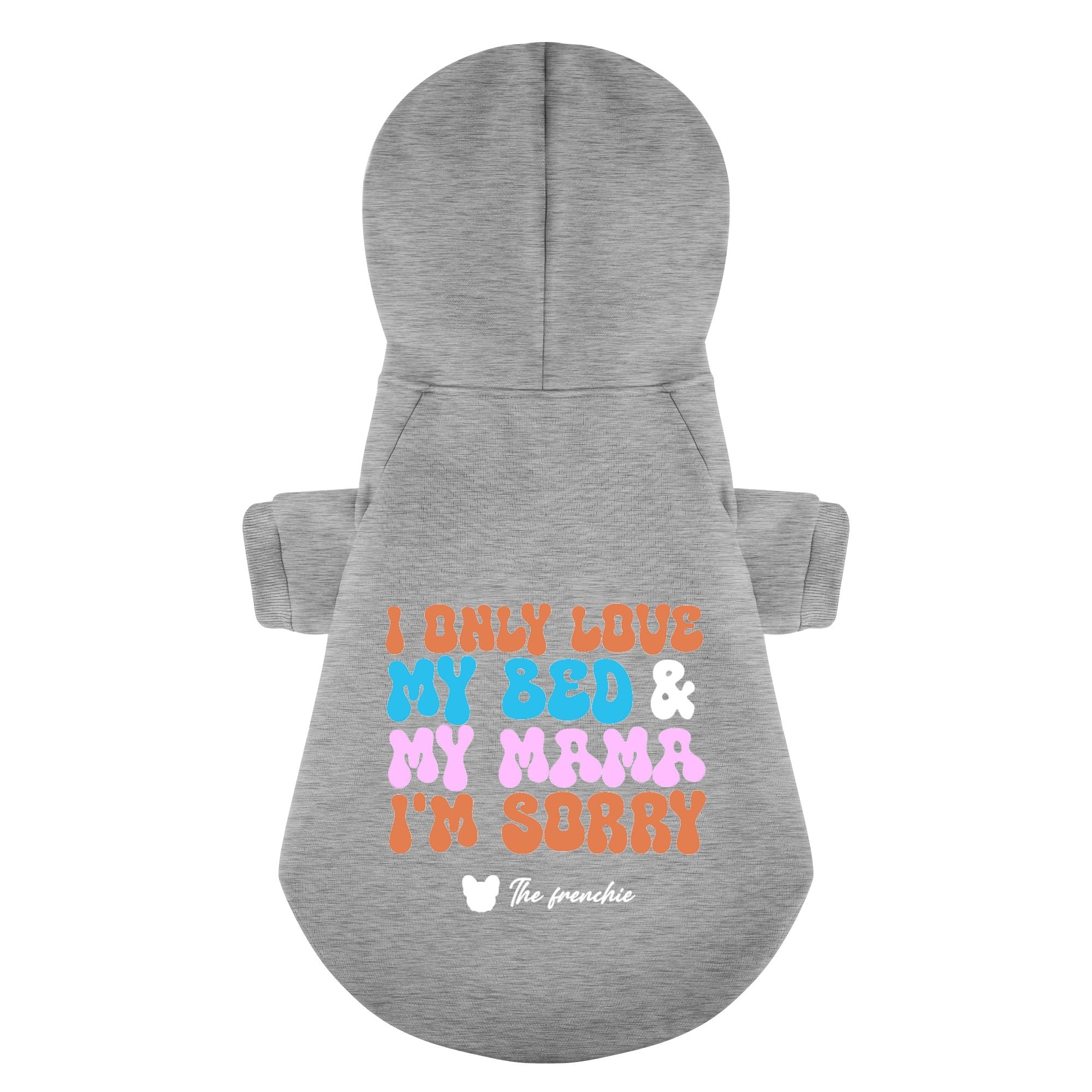 I Only Love - Personalized French Bulldog Hoodies for French Bulldogs-fadou