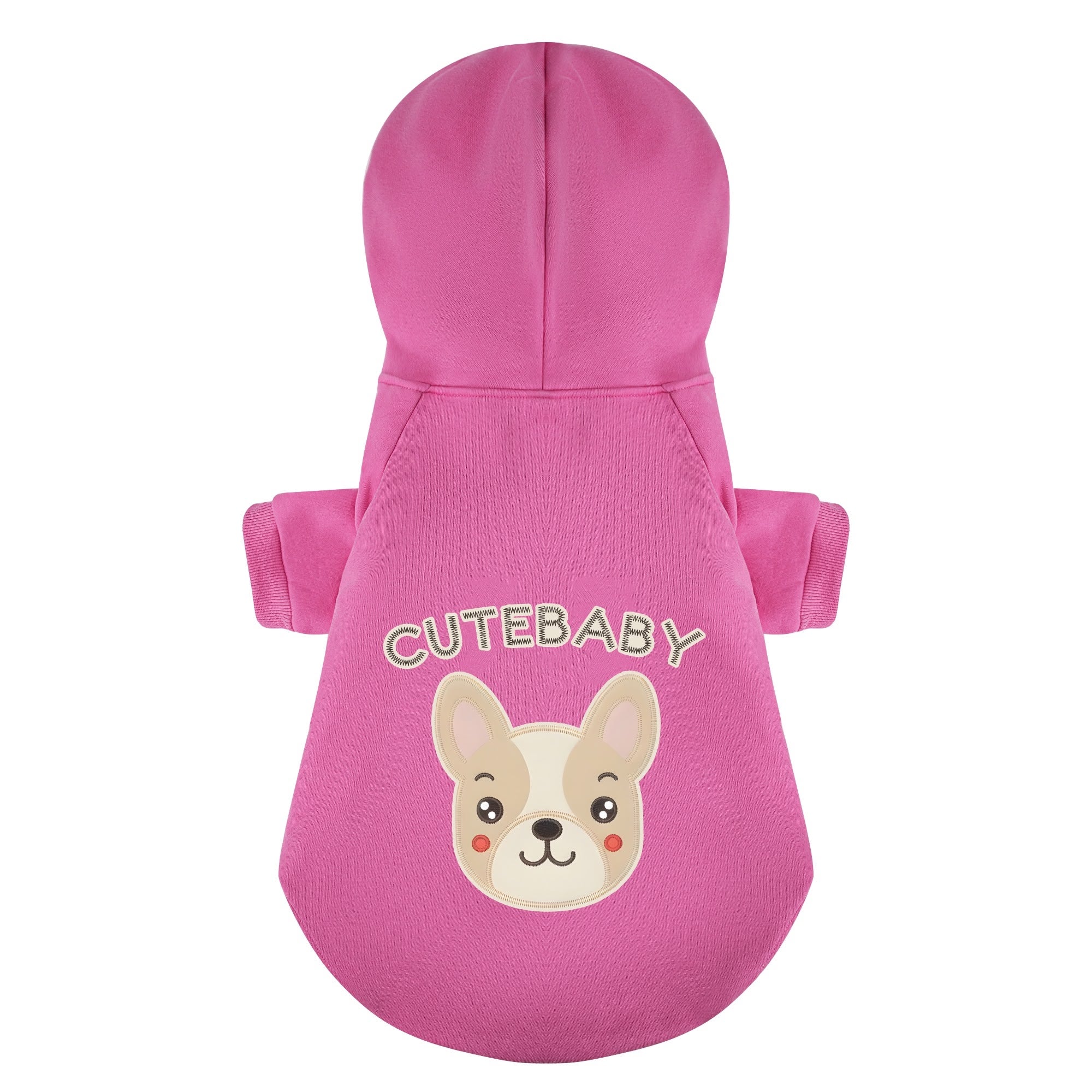 French Bulldog Personalized Cozy Hoodie for Stocky Dogs-fadou