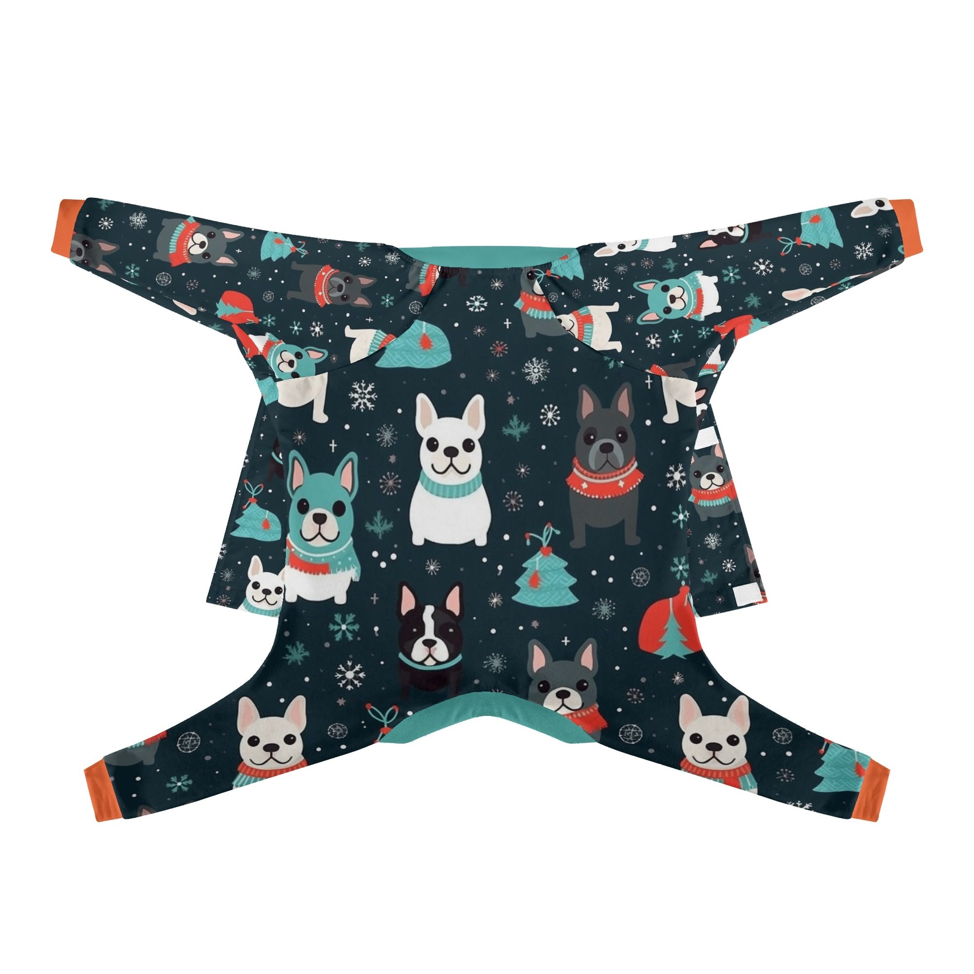 French Bulldog Stylish Pet Sleepwear for Travel Comfort-fadou