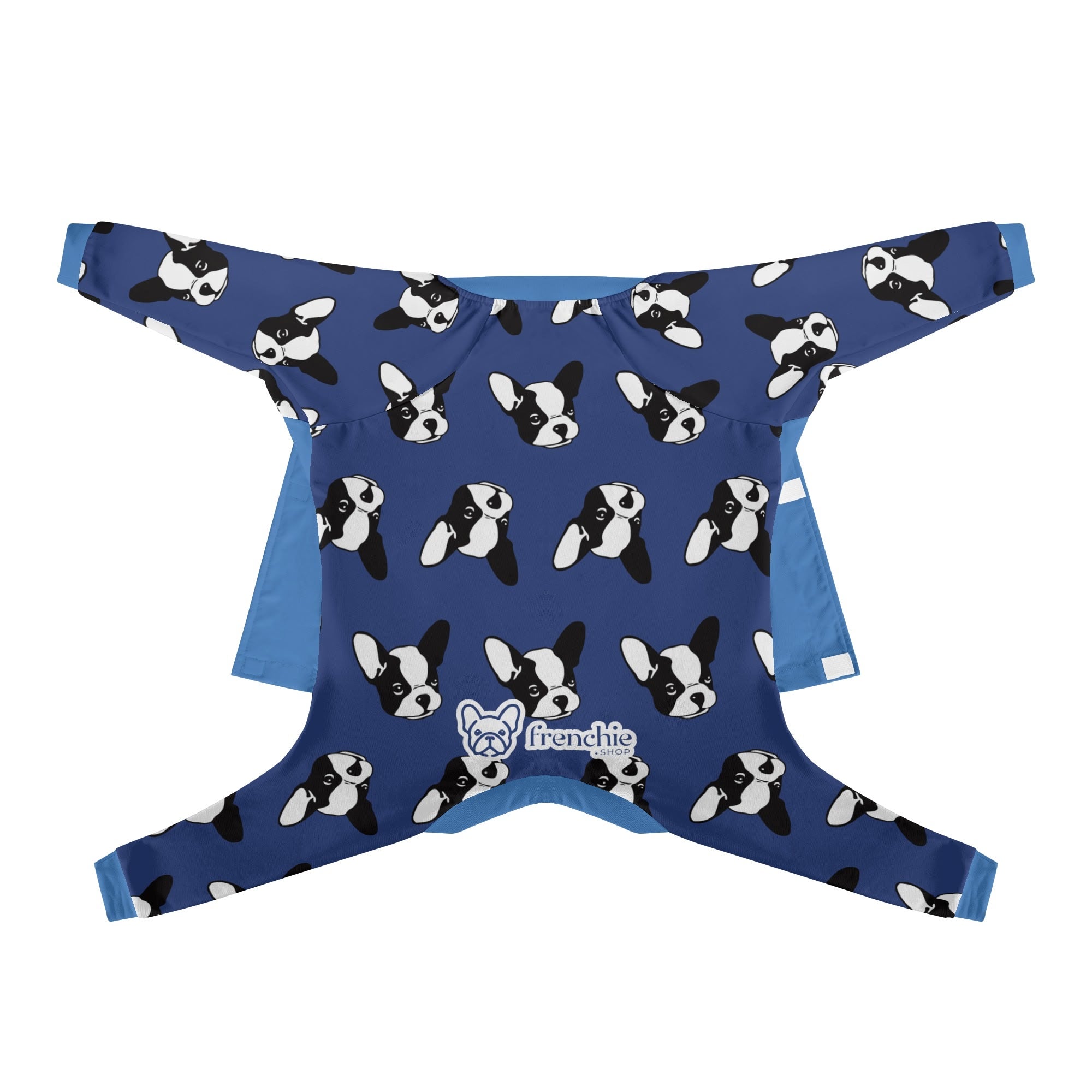 French Bulldog Stylish Pet Sleepwear for Flat-Face Breeds-fadou