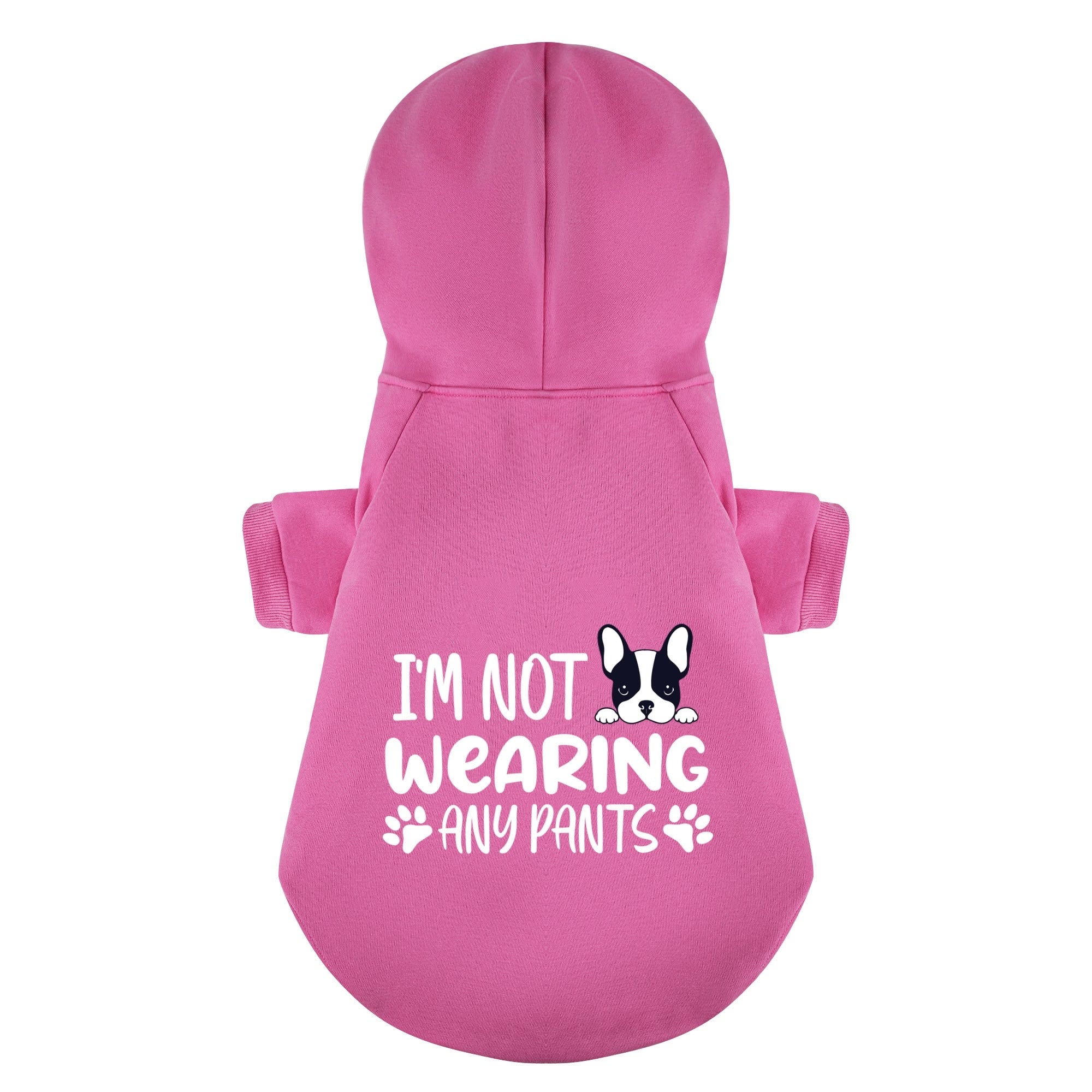 French Bulldog Stylish Fleece Hoodie for Travel Comfort-fadou