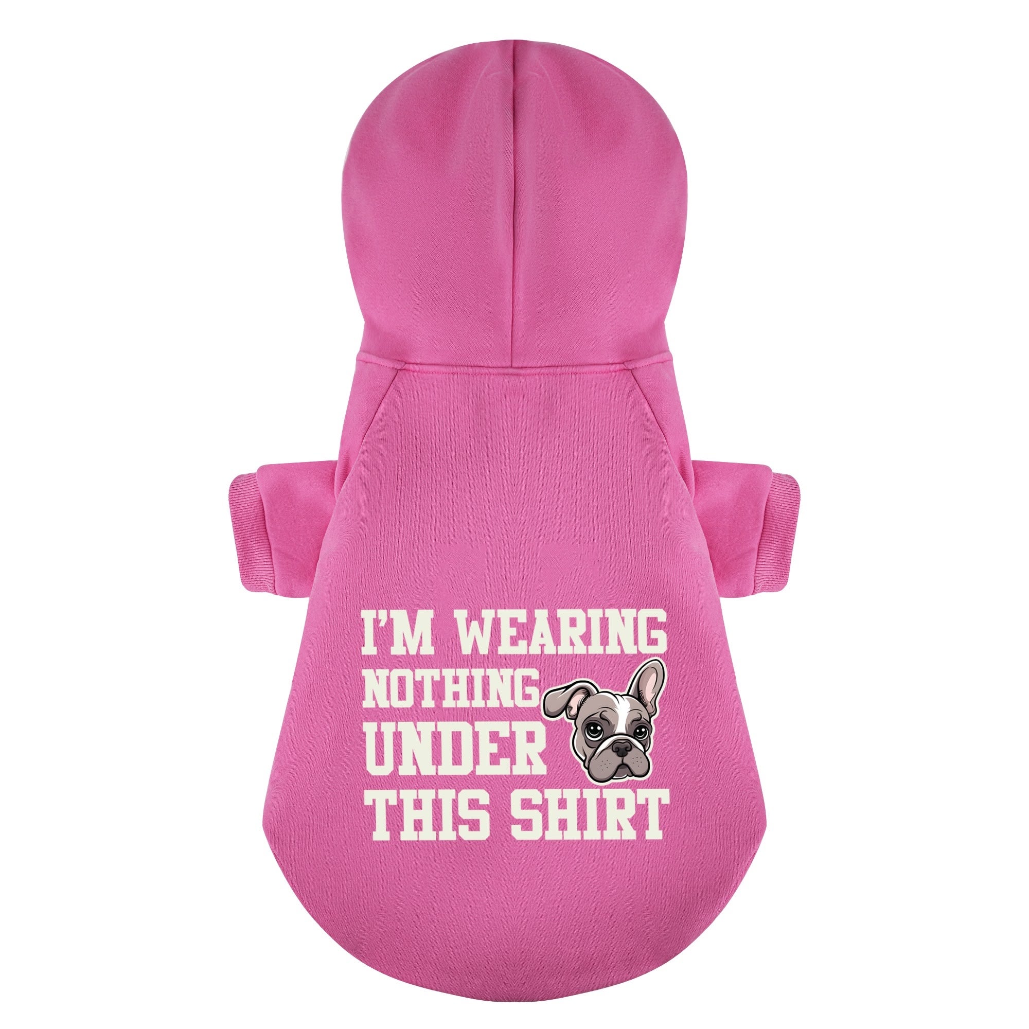 French Bulldog Premium Cozy Hoodie for Flat-Face Breeds-fadou