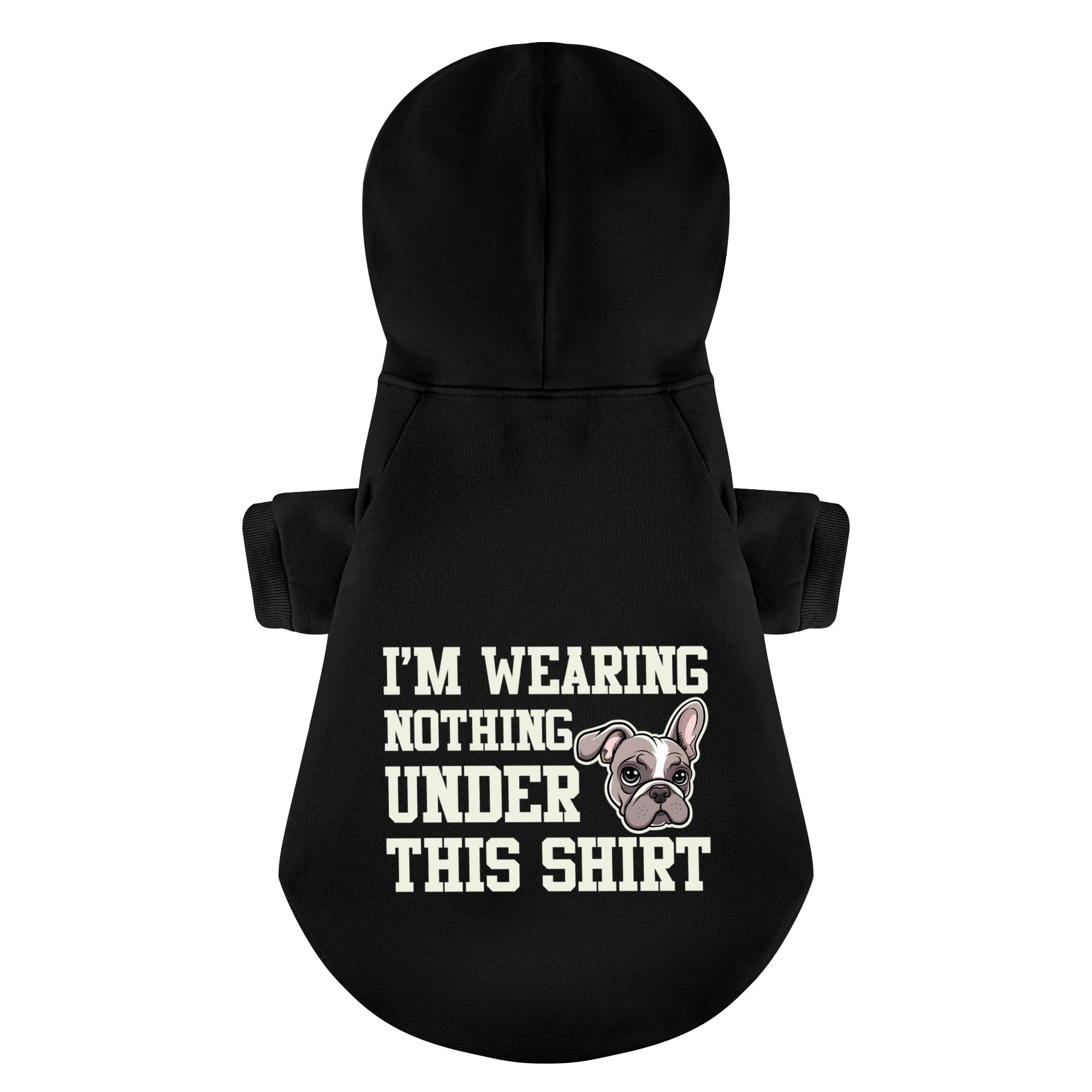 French Bulldog Premium Cozy Hoodie for Flat-Face Breeds-fadou