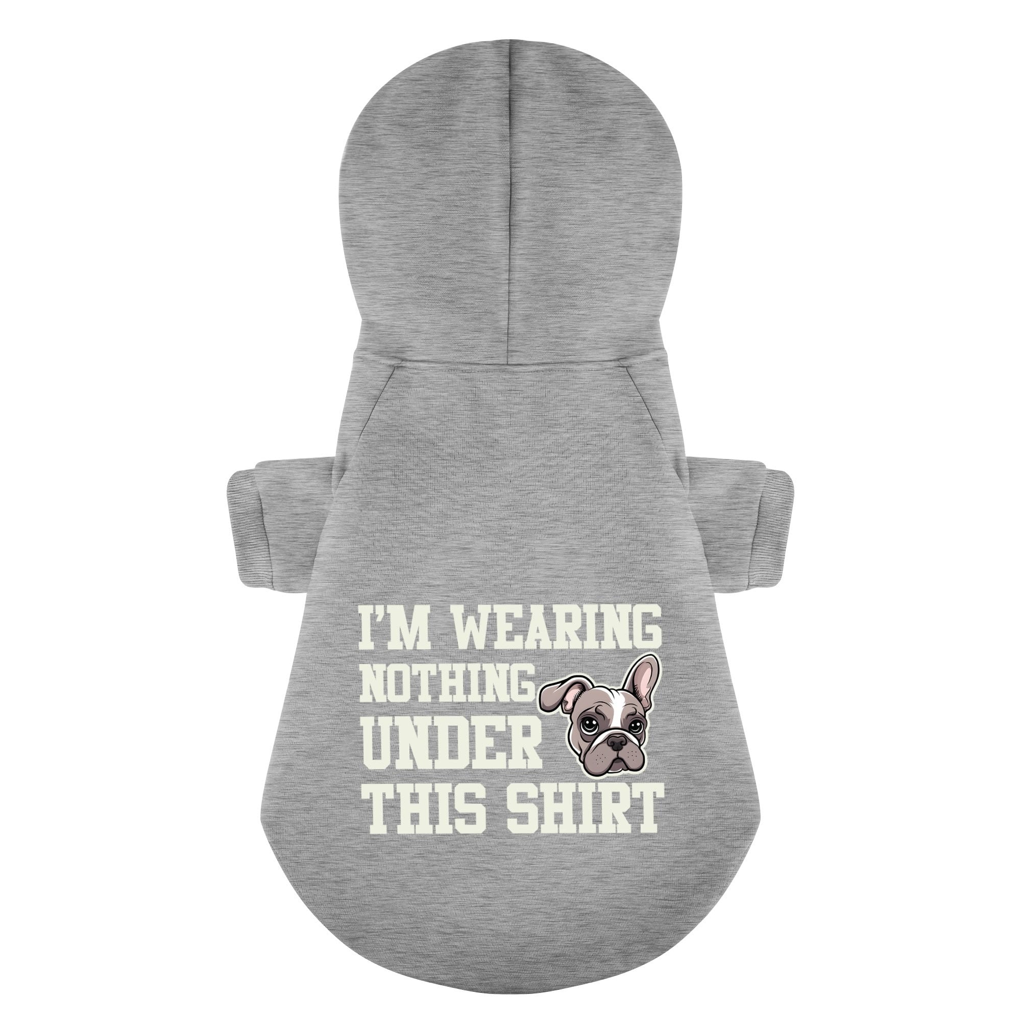 French Bulldog Premium Cozy Hoodie for Flat-Face Breeds-fadou