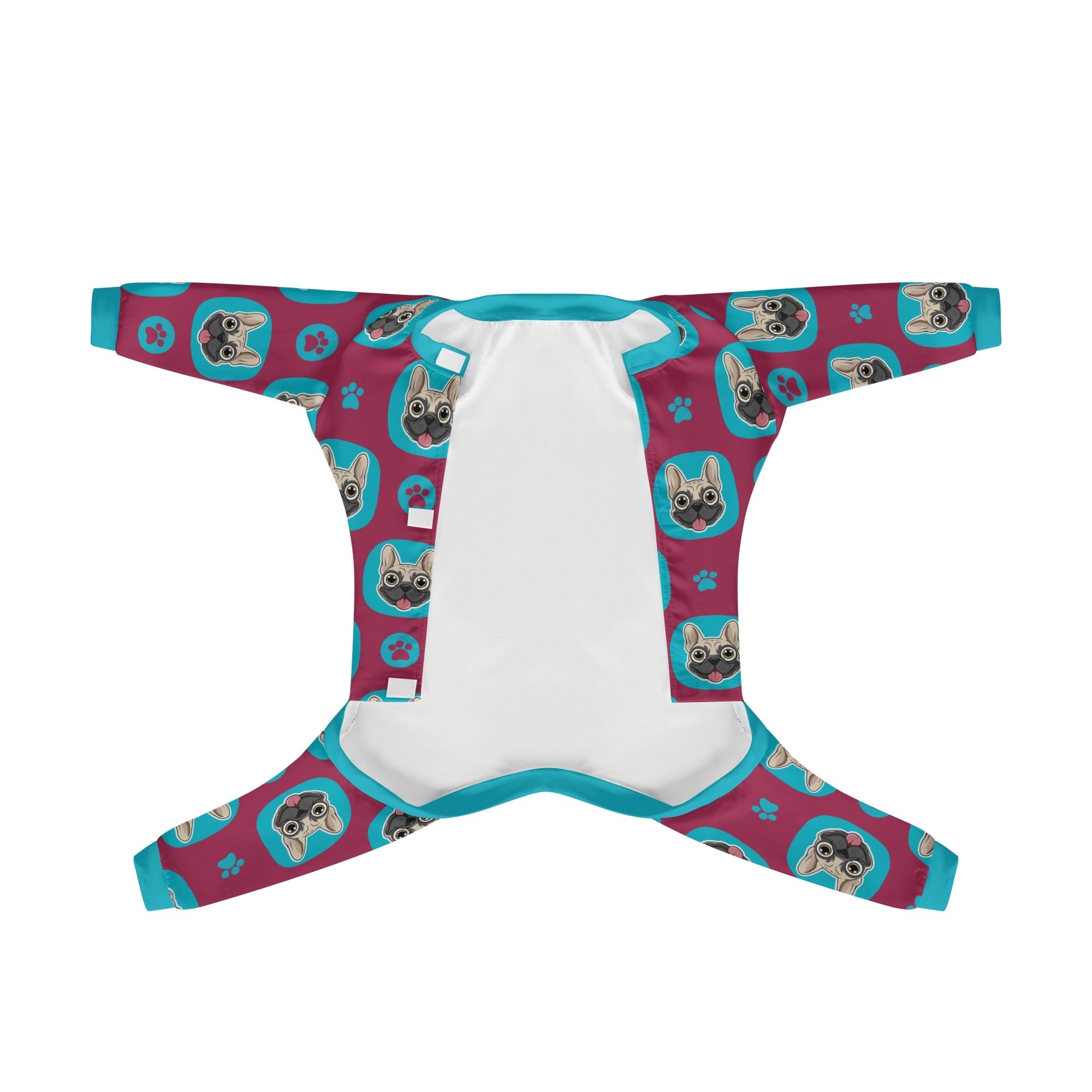 French Bulldog Ultra-Soft Night Outfit for Short-Nosed Dogs-fadou