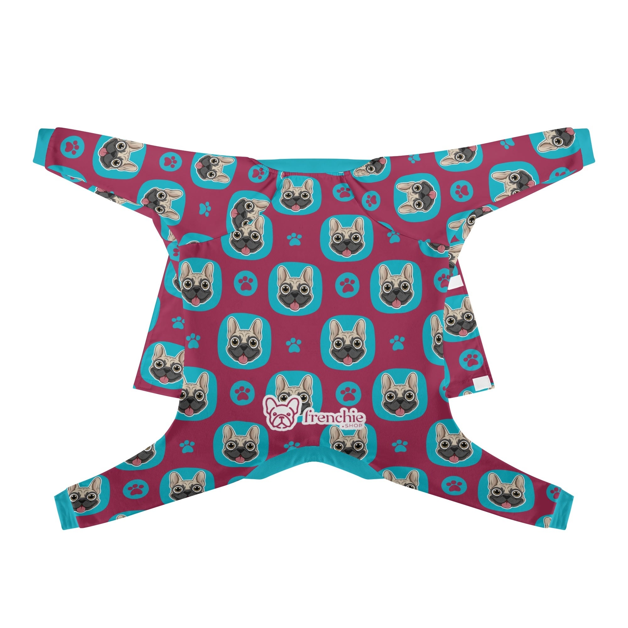 French Bulldog Ultra-Soft Night Outfit for Short-Nosed Dogs-fadou
