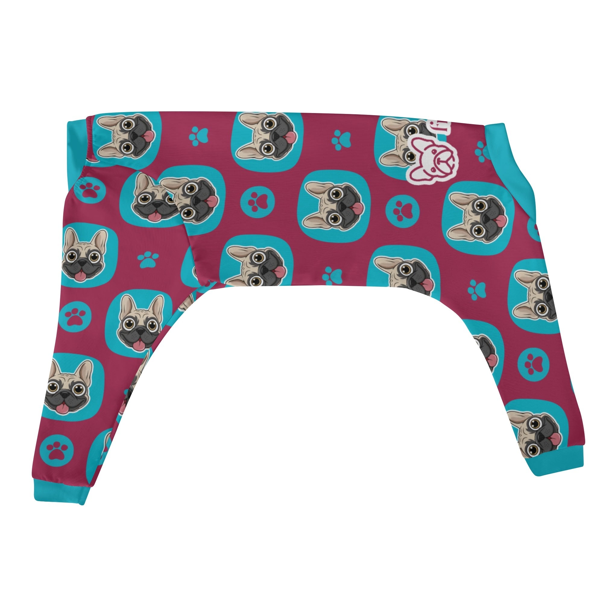 French Bulldog Ultra-Soft Night Outfit for Short-Nosed Dogs-fadou