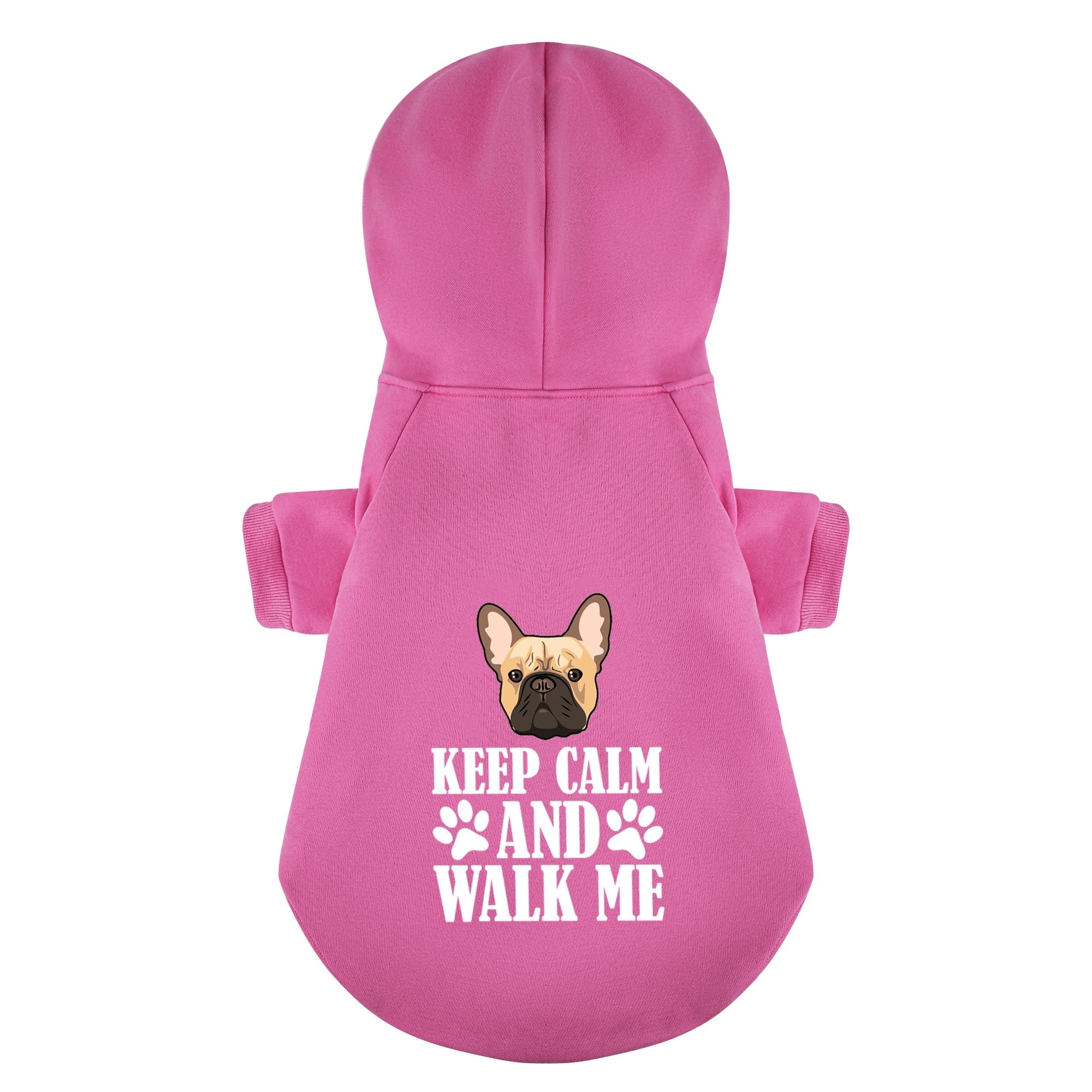 Keep Calm and Walk with Me - Personalized French for French Bulldogs-fadou