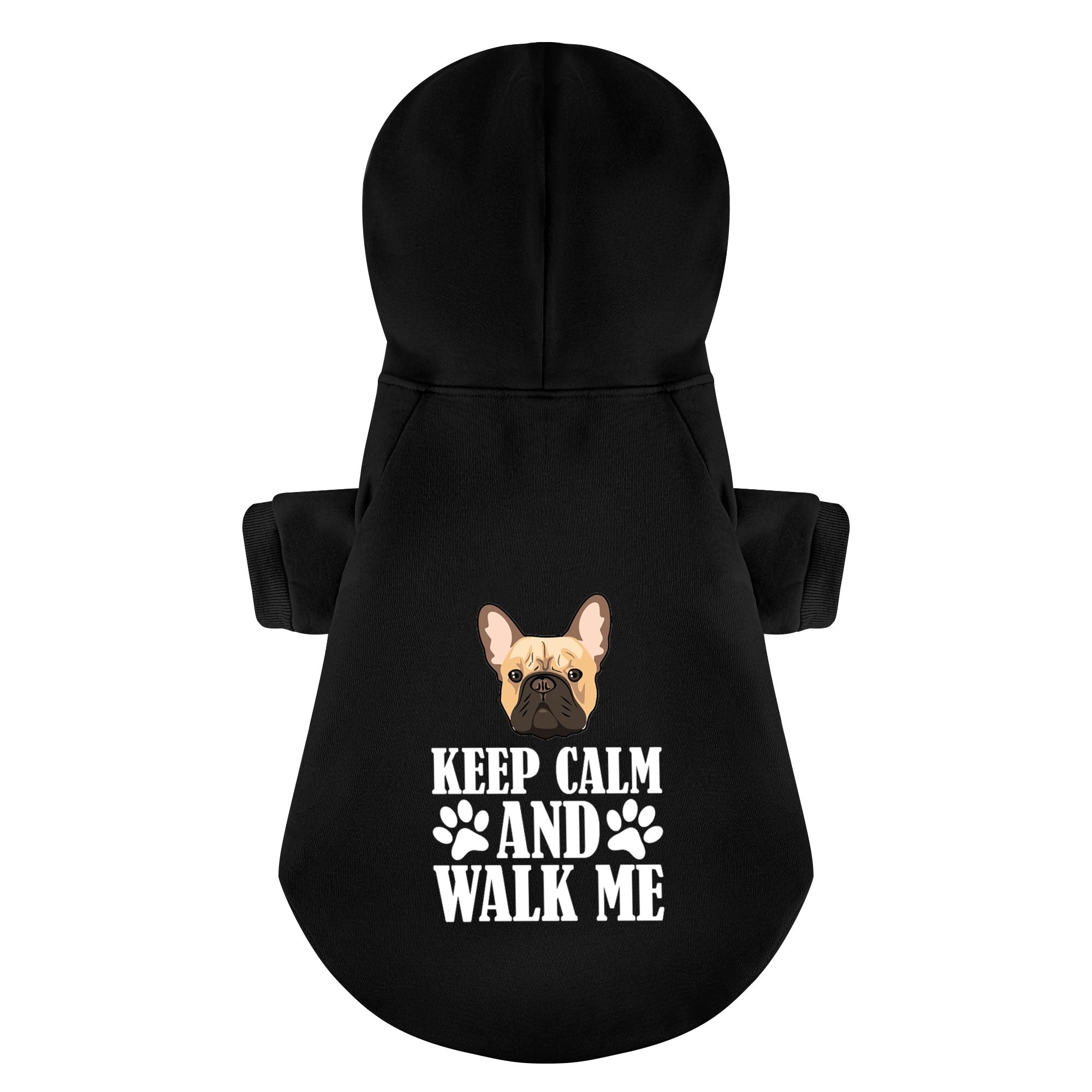 Keep Calm and Walk with Me - Personalized French for French Bulldogs-fadou