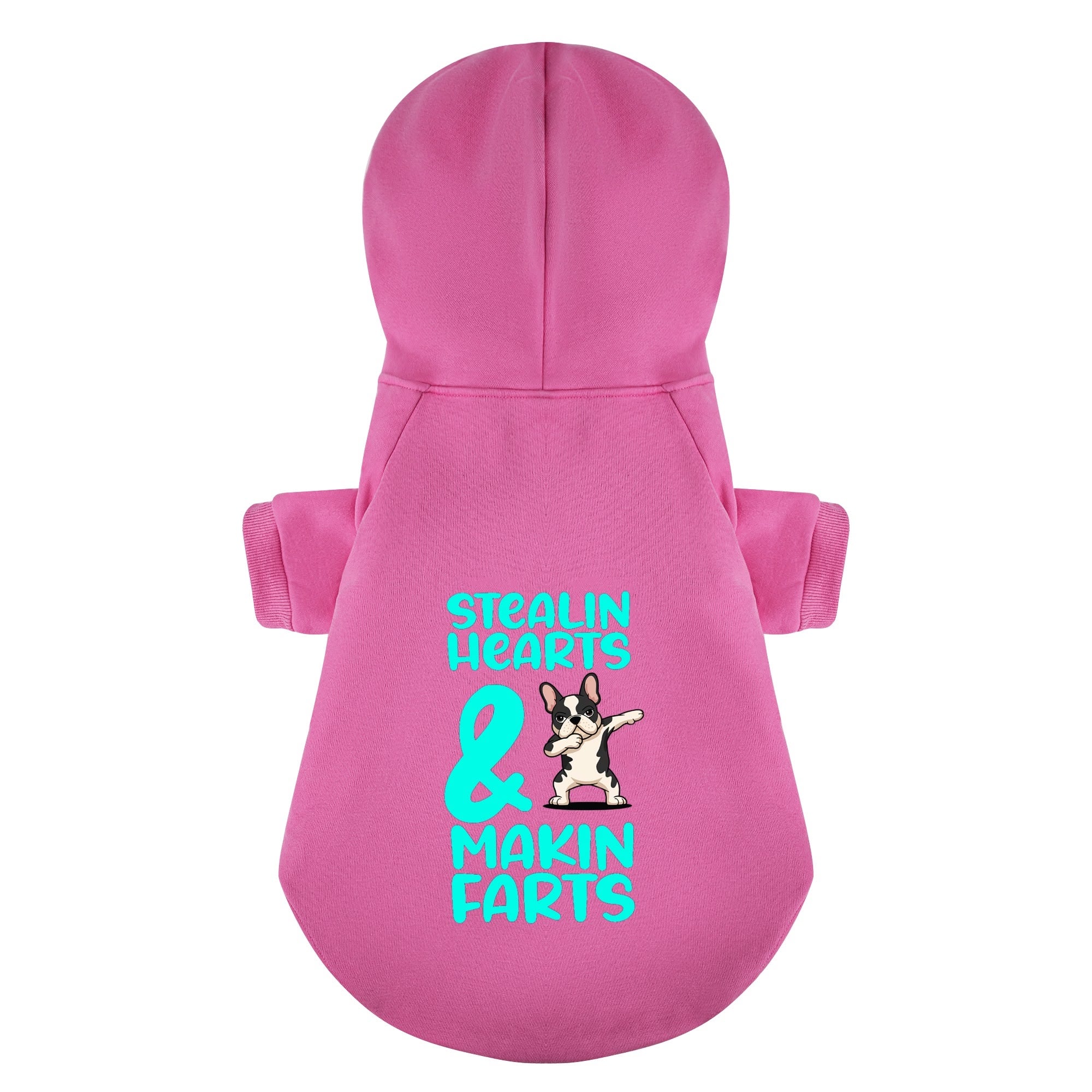 Stealin French Bulldog Cozy Hoodie for Flat-Face Breeds-fadou