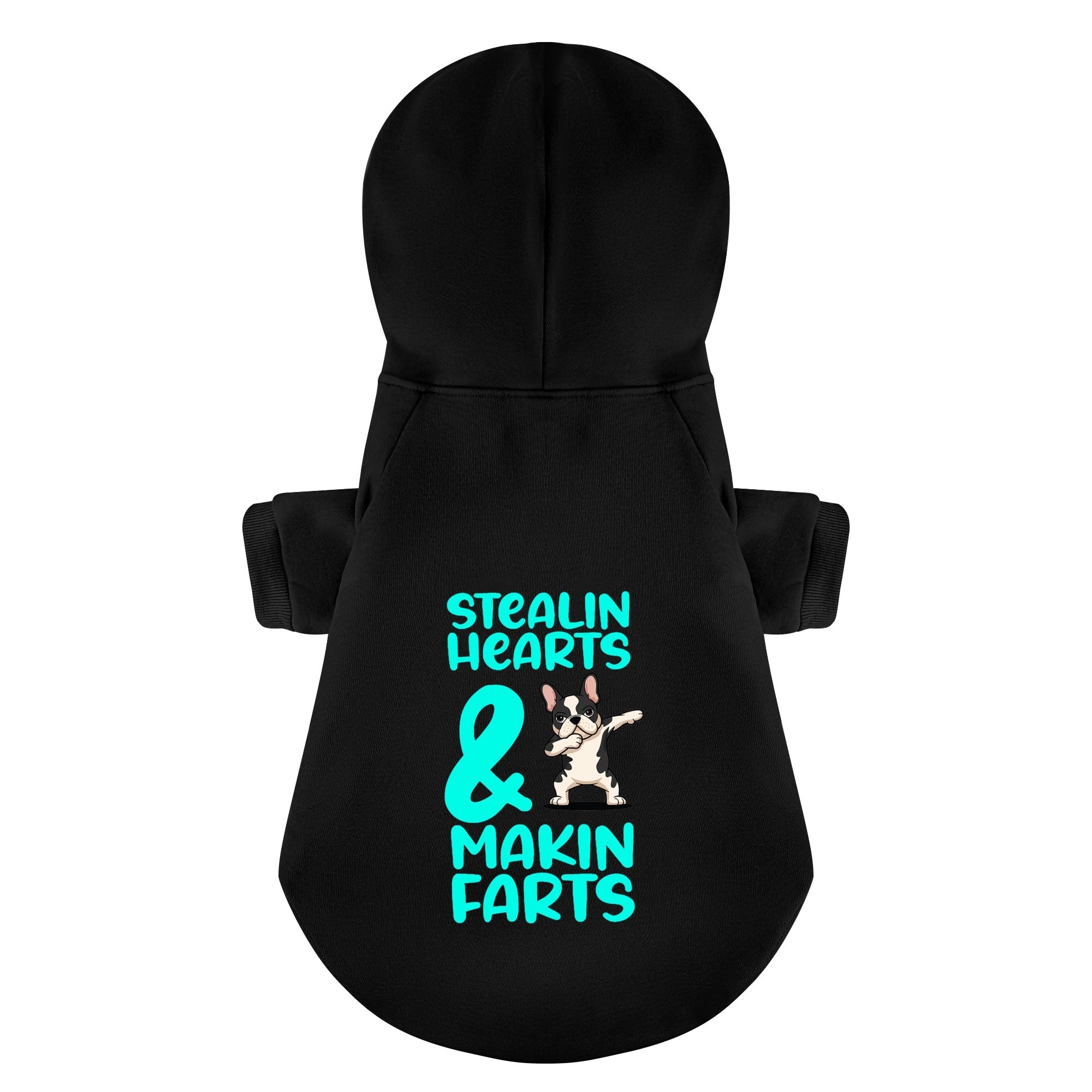 Stealin French Bulldog Cozy Hoodie for Flat-Face Breeds-fadou