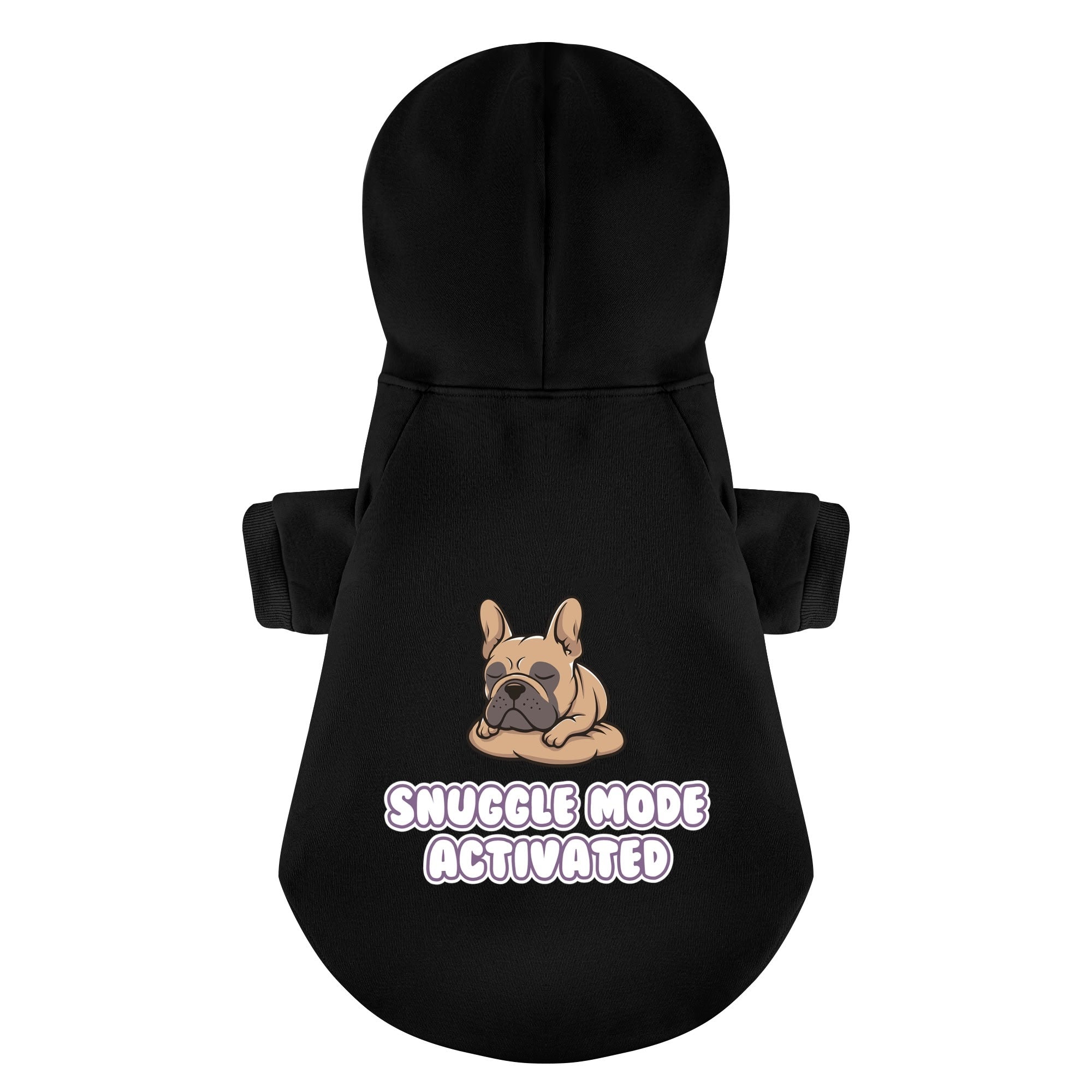 Snuggle French Bulldog Pet Sweatshirt for Flat-Face Breeds-fadou