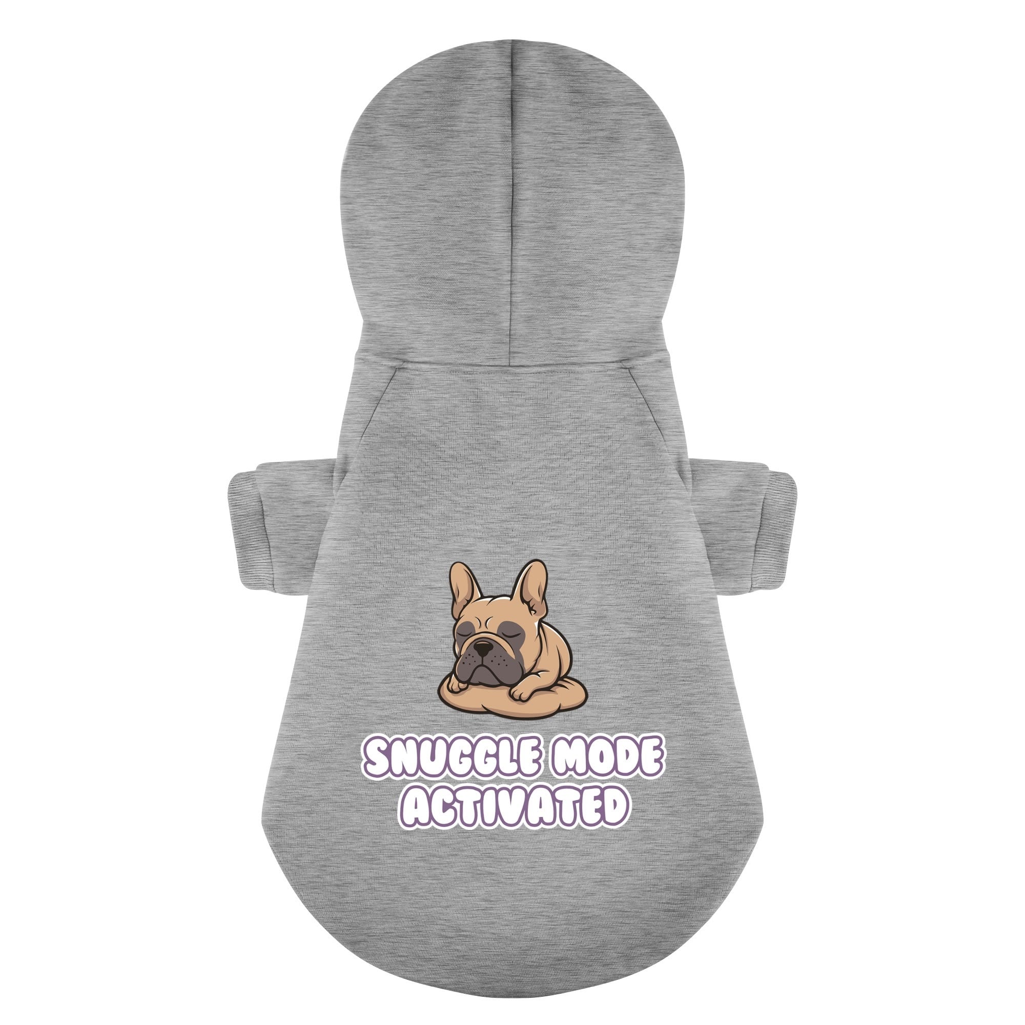 Snuggle French Bulldog Pet Sweatshirt for Flat-Face Breeds-fadou