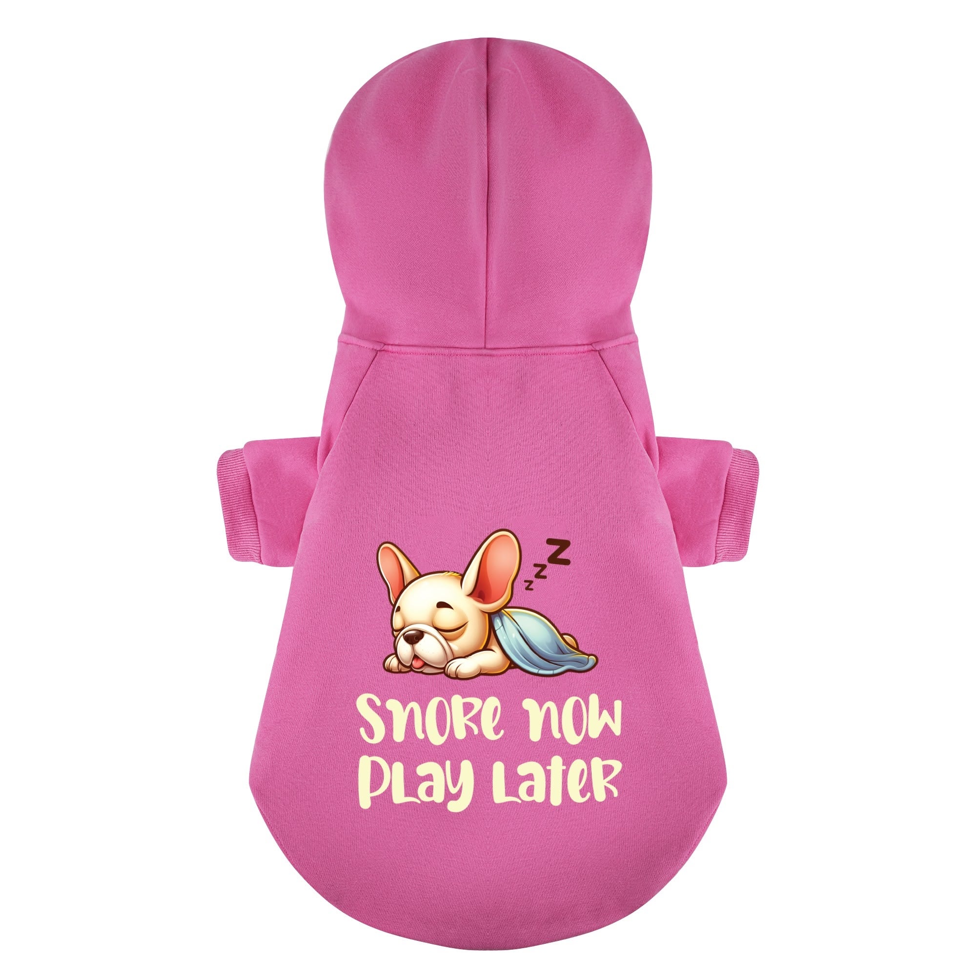 Snore French Bulldog Dog Hoodie for Brachycephalic Dogs-fadou