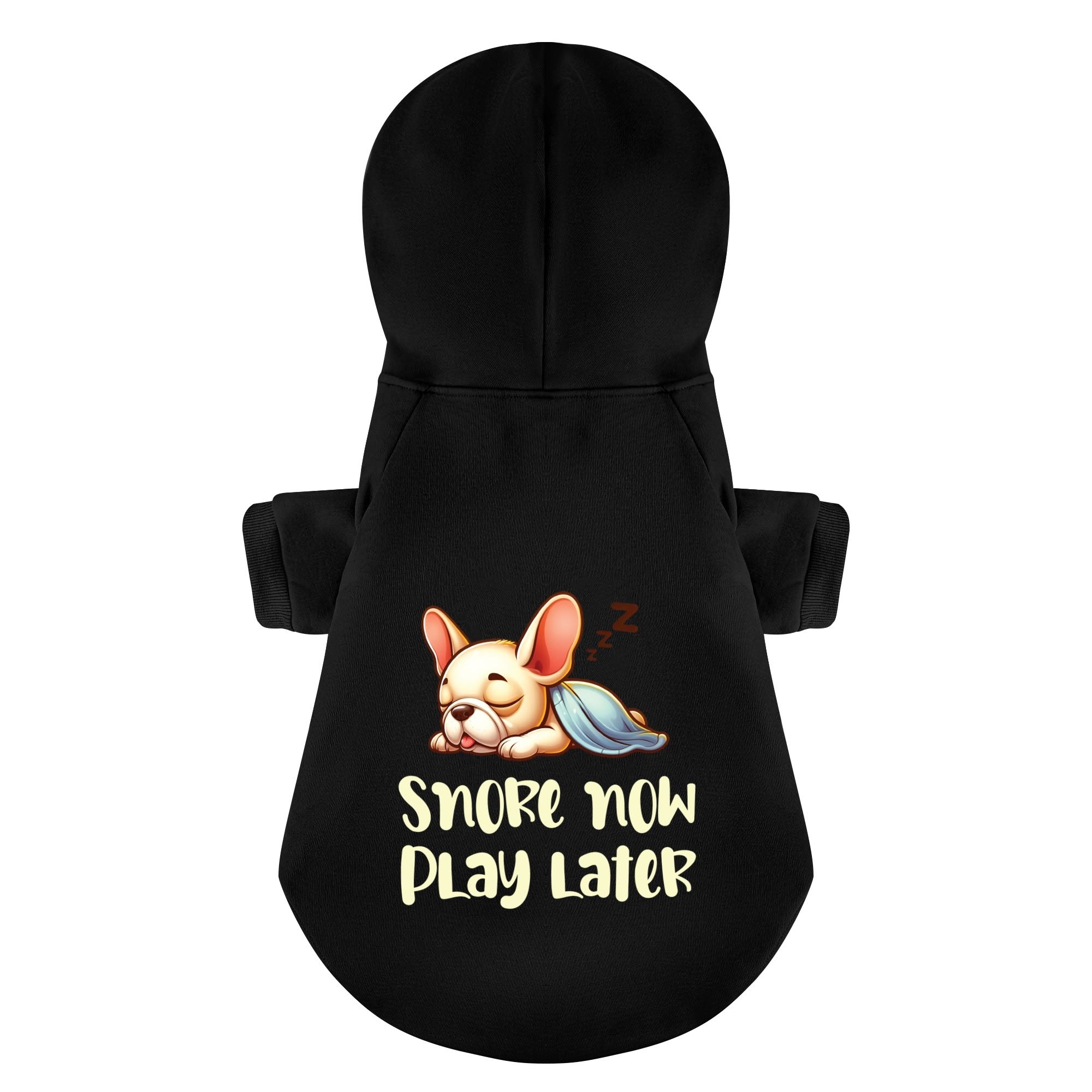 Snore French Bulldog Dog Hoodie for Brachycephalic Dogs-fadou