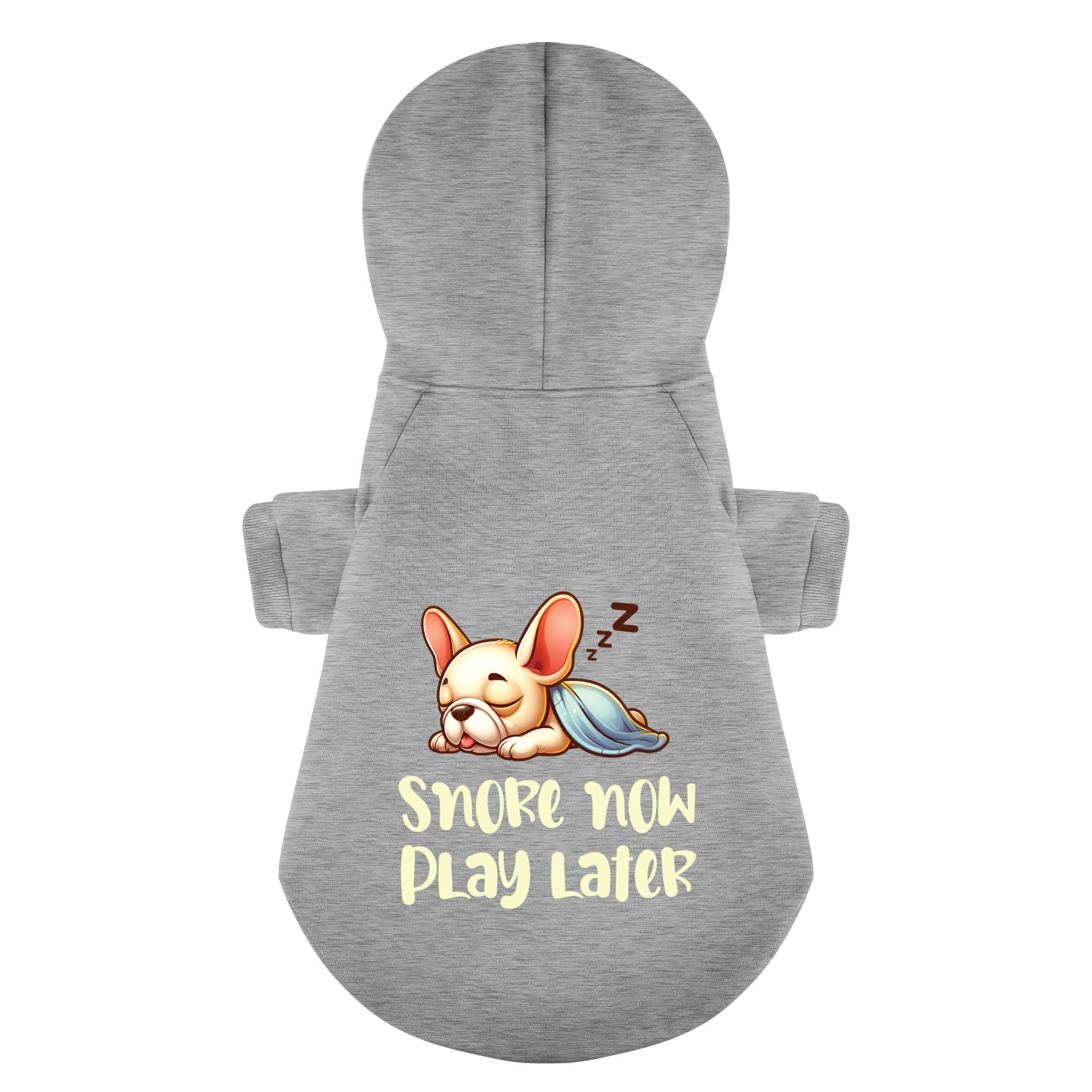 Snore French Bulldog Dog Hoodie for Brachycephalic Dogs-fadou