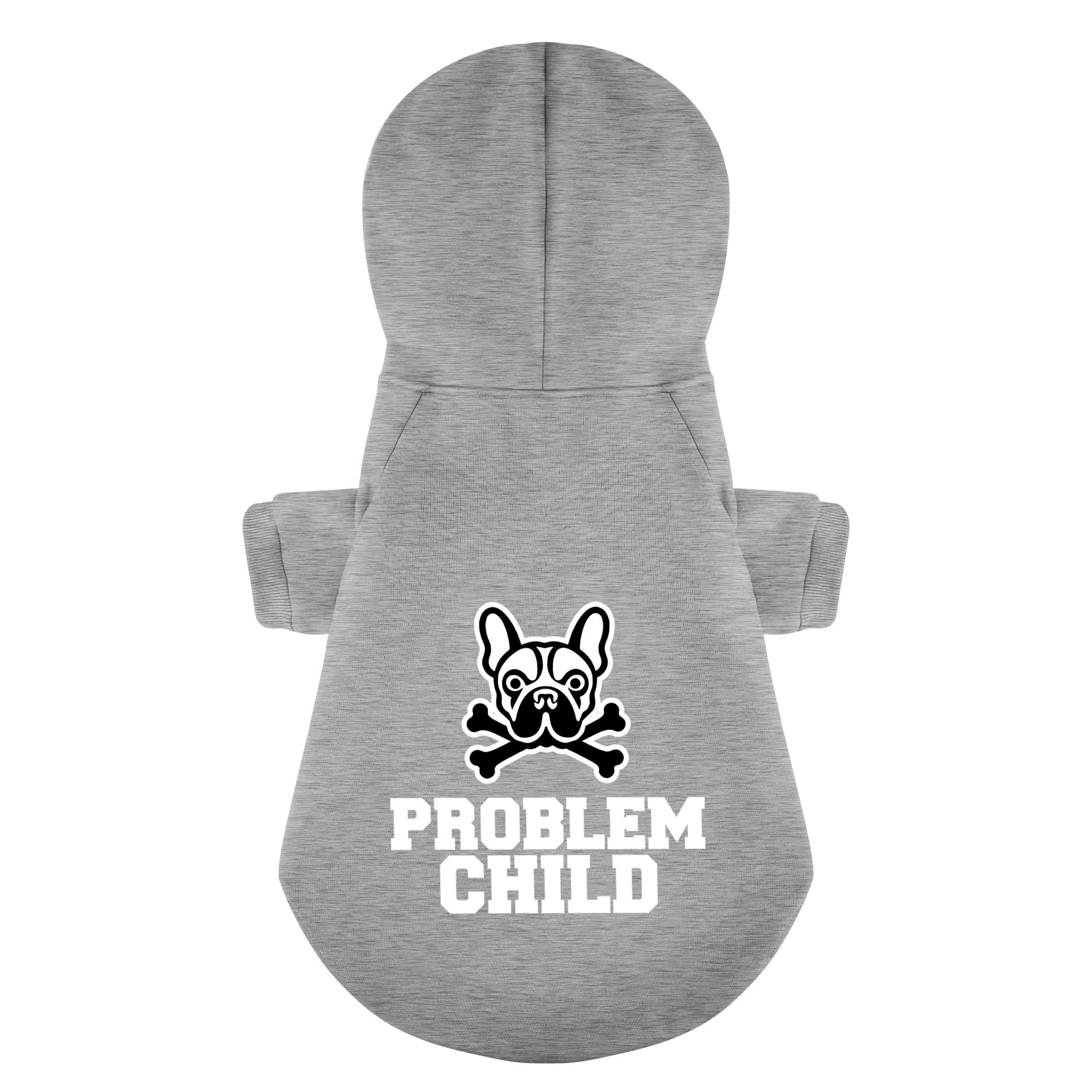 Problem French Bulldog Dog Hoodie for Training Sessions-fadou