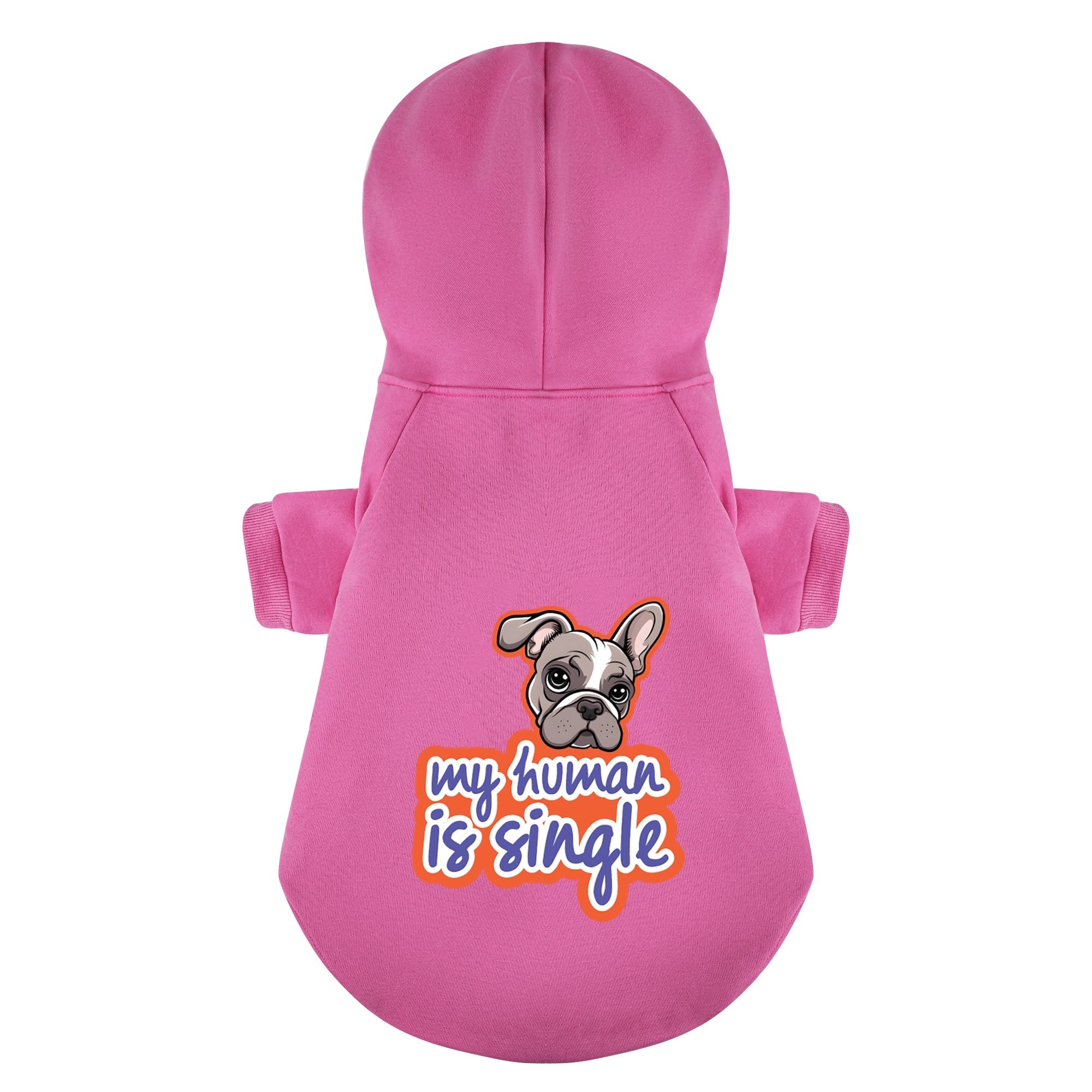My Human Is Single - Personalized French Bulldog for French Bulldogs-fadou