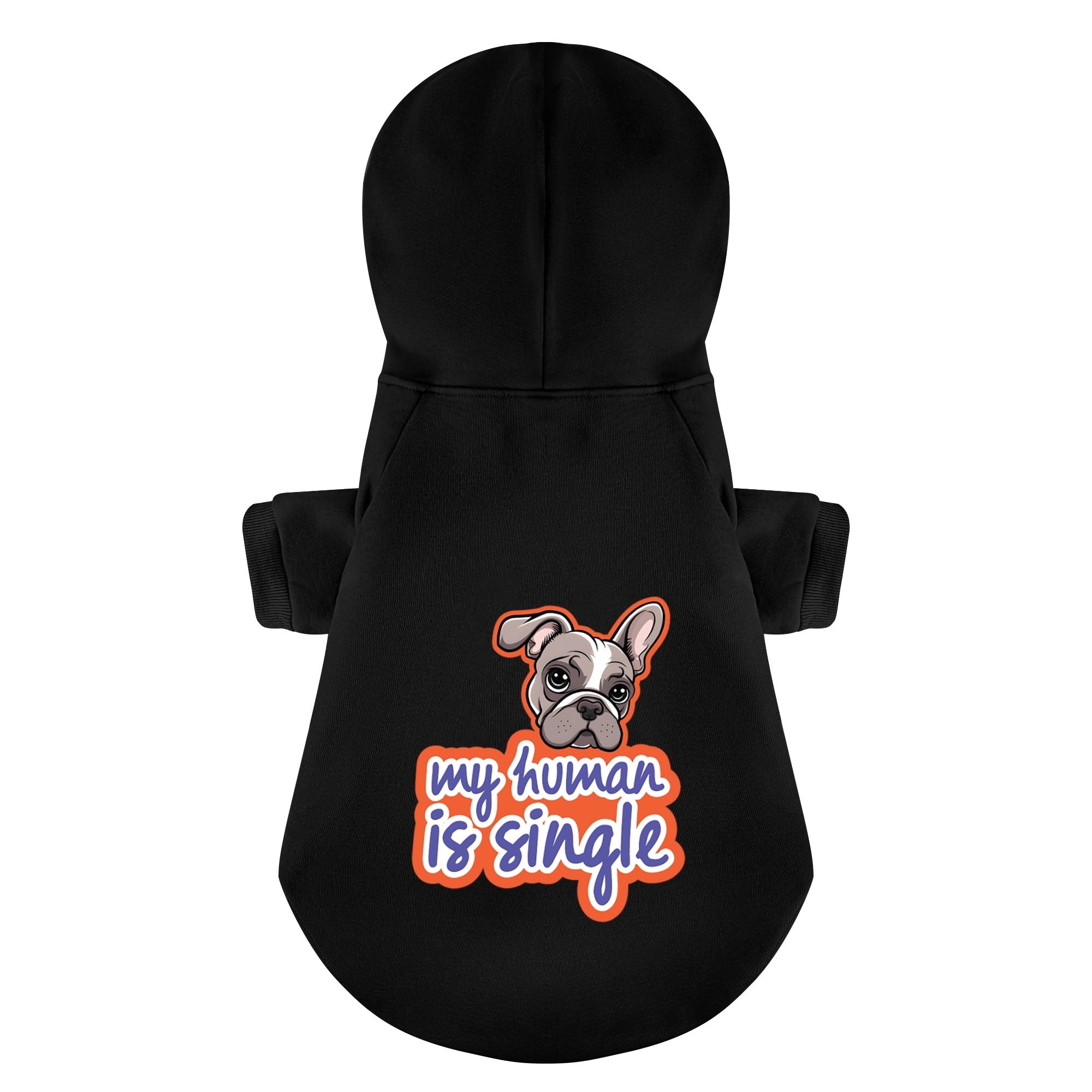 My Human Is Single - Personalized French Bulldog for French Bulldogs-fadou