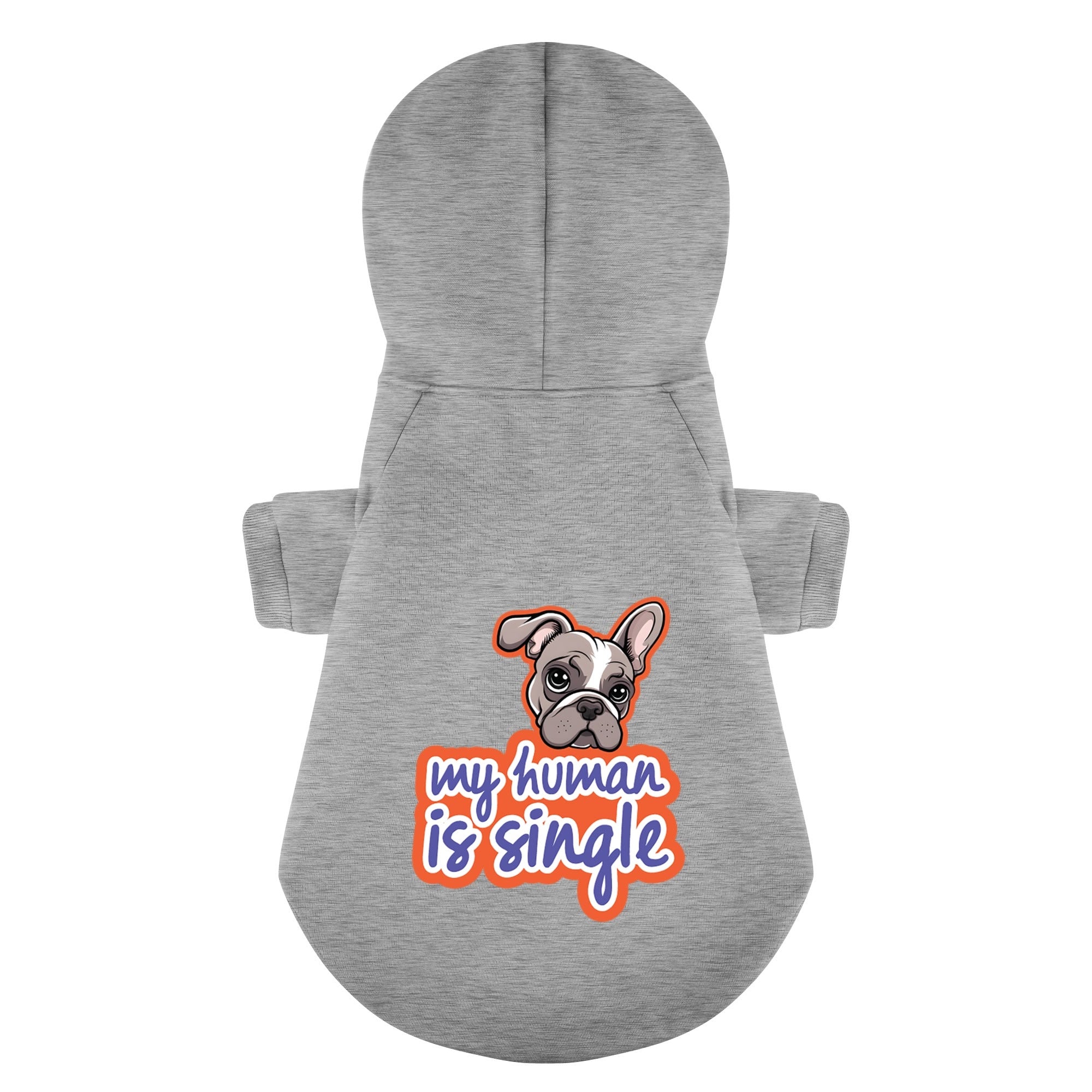 My Human Is Single - Personalized French Bulldog for French Bulldogs-fadou