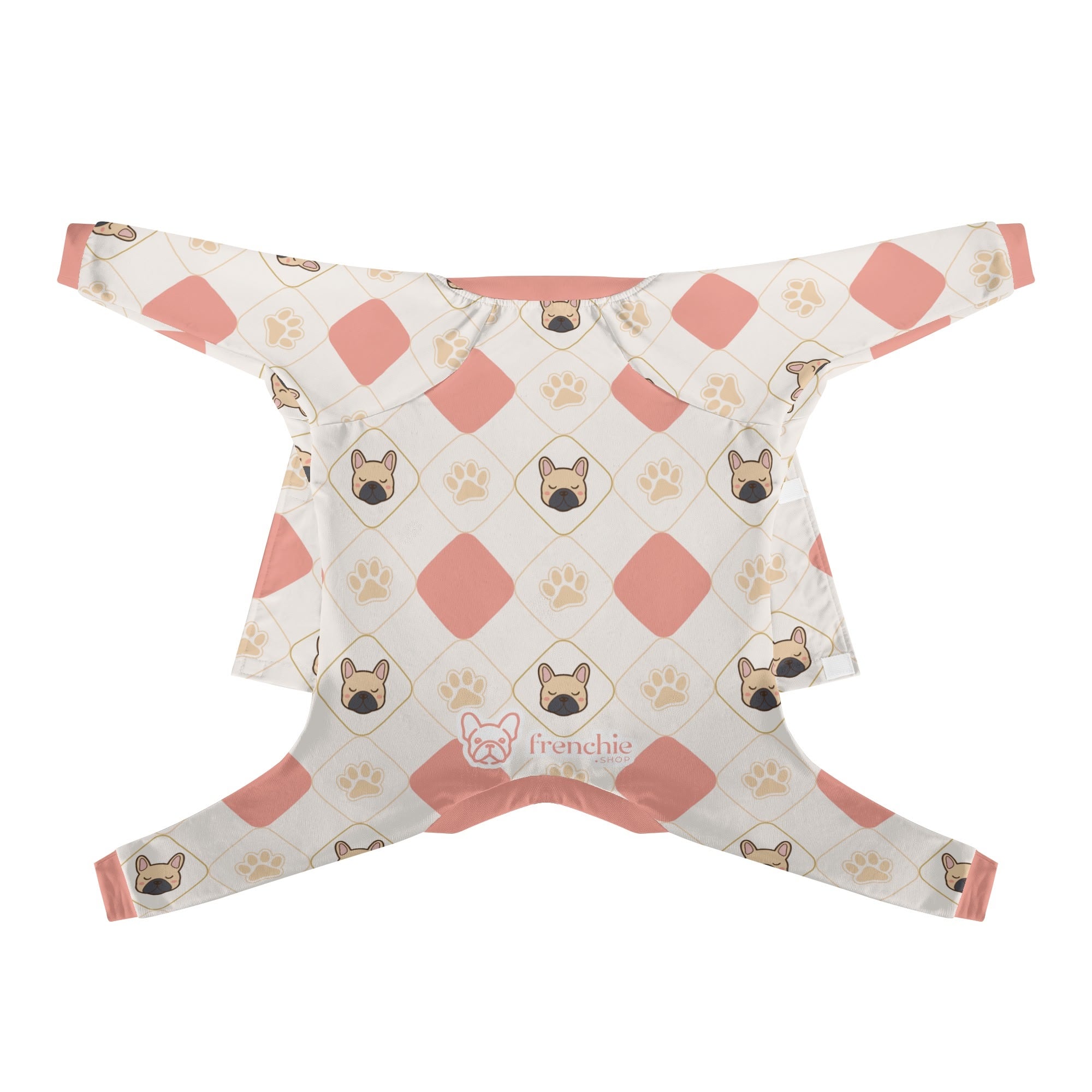 French Bulldog Ultra-Soft Dog Pajamas for Flat-Face Breeds-fadou