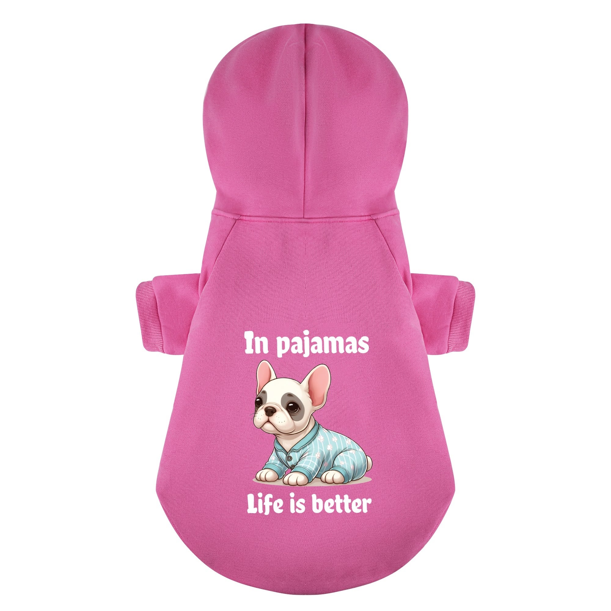Frenchie Personalized Fleece Hoodie for Outdoor Adventures-fadou