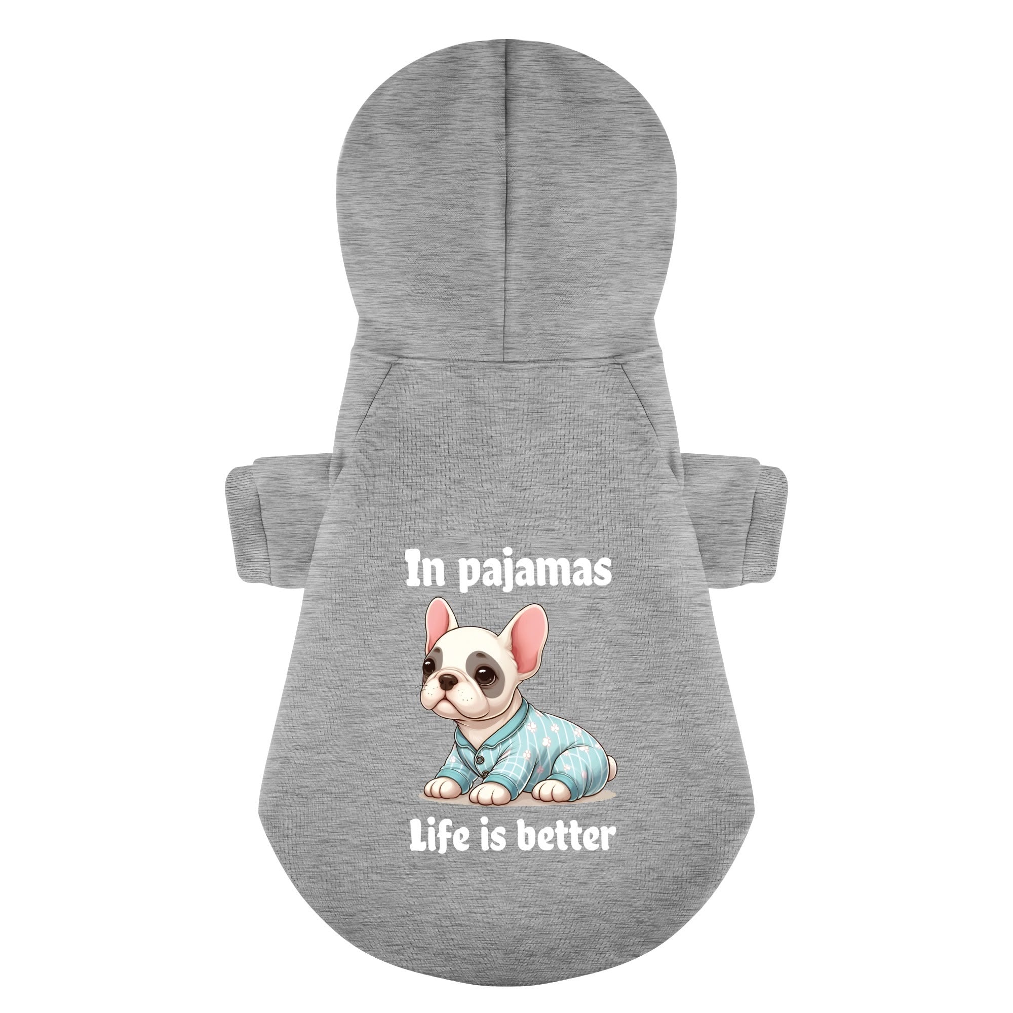 Frenchie Personalized Fleece Hoodie for Outdoor Adventures-fadou