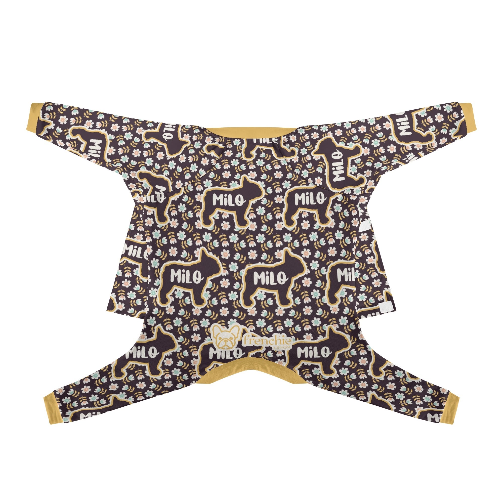French Bulldog Personalized Cozy Loungewear for Daily Walks-fadou