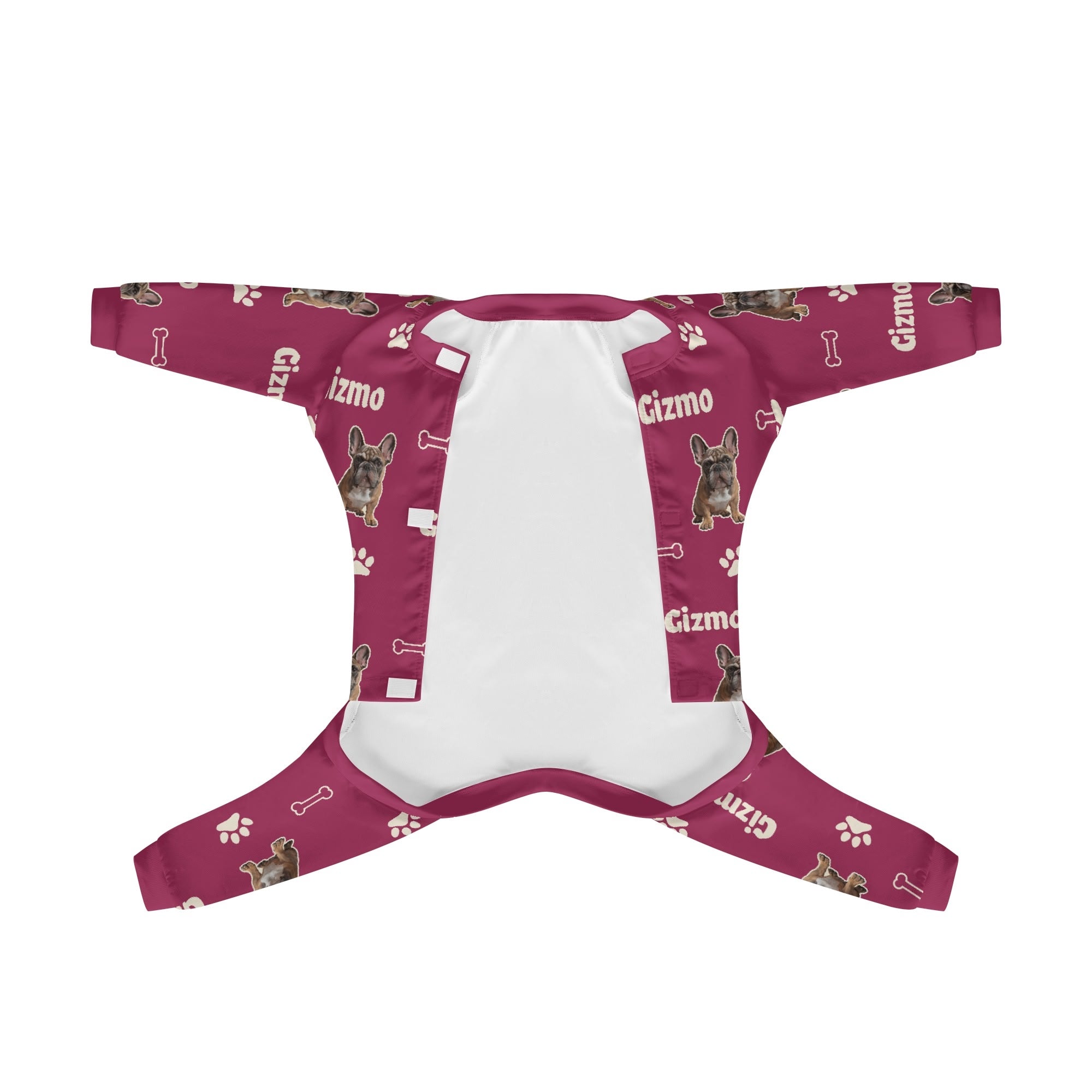 French Bulldog Personalized Night Outfit for Daily Walks-fadou