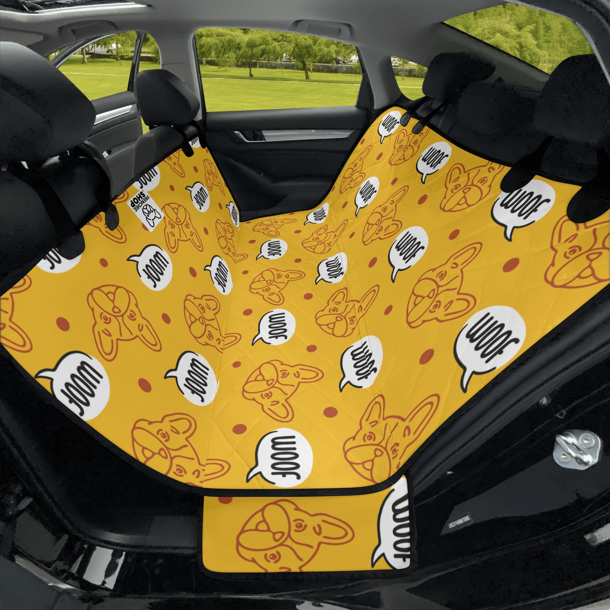 Dynamite French Bulldog Seat Protector for Travel Comfort-fadou