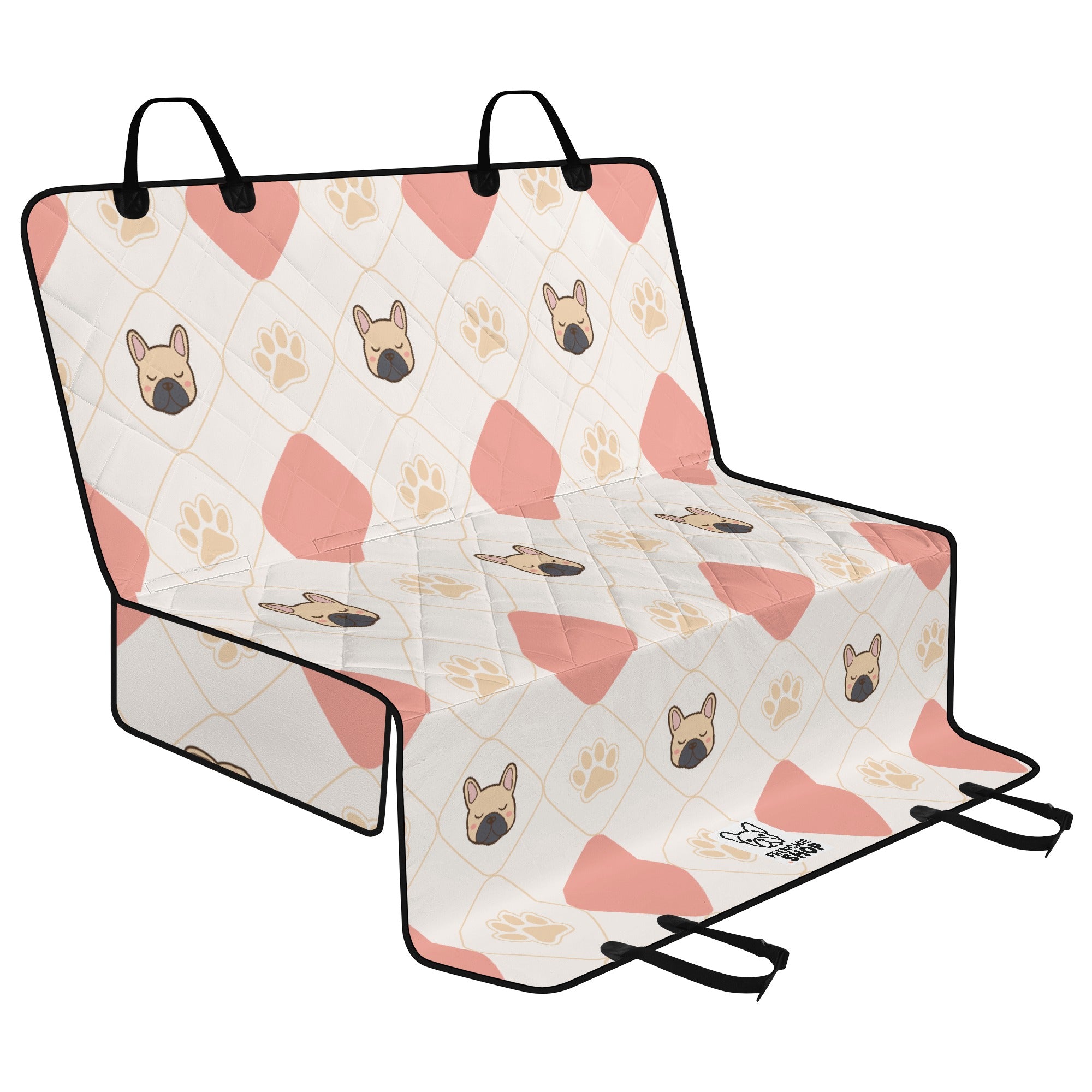 Ivonne French Bulldog Car Seat Cover for Brachycephalic Dogs-fadou