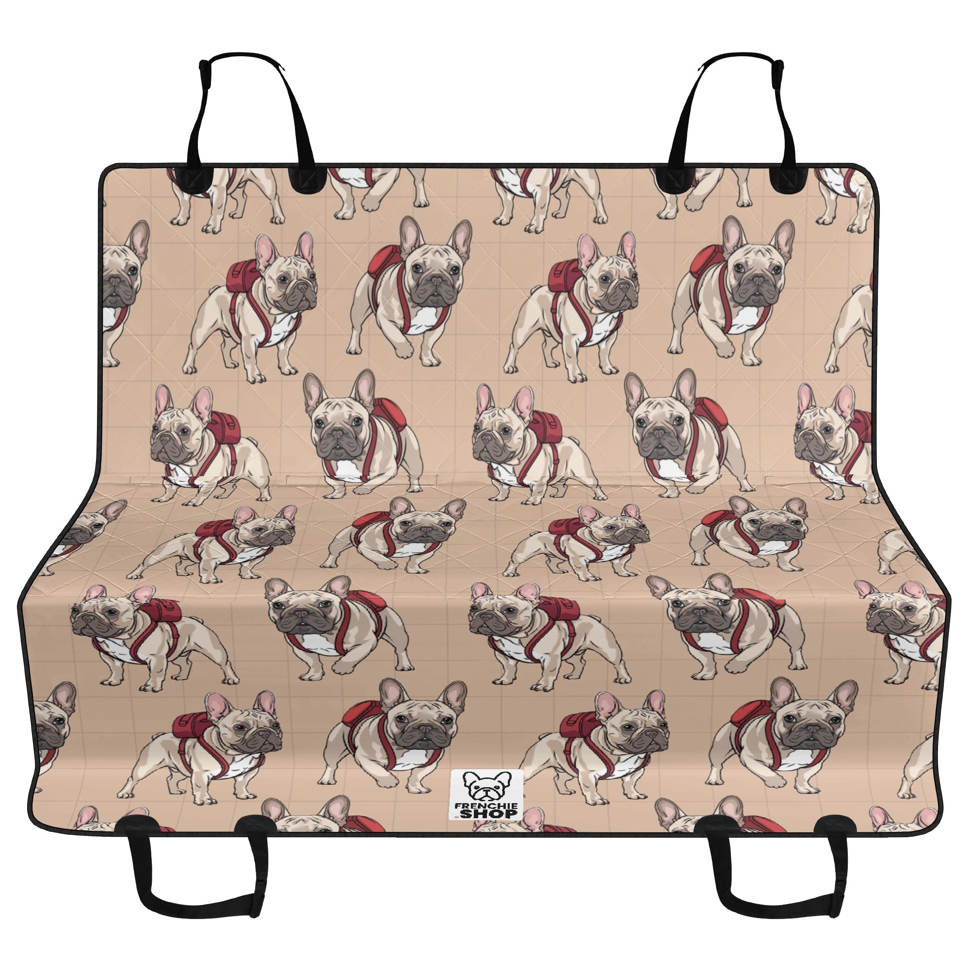 Dumpling French Bulldog Travel Hammock for Flat-Face Breeds-fadou