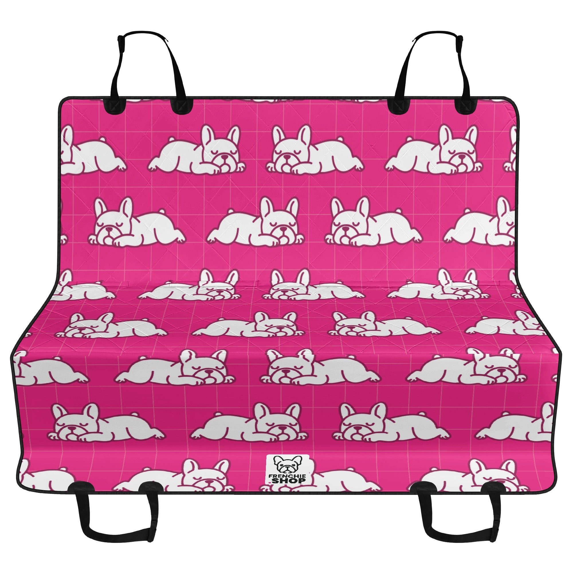Marshmallow Frenchie Seat Protector for Flat-Face Breeds-fadou