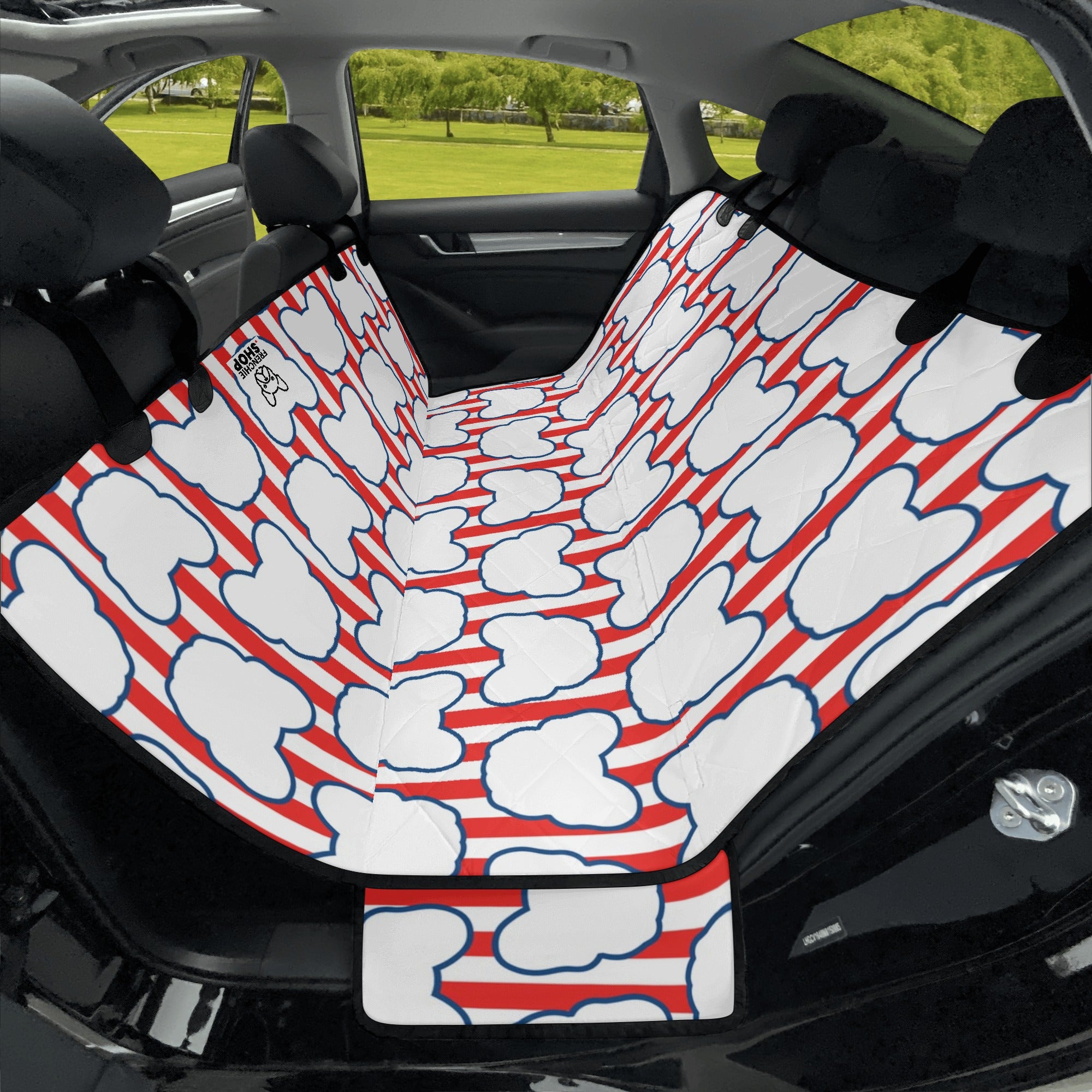 Cadence French Bulldog Car Seat Cover for Flat-Face Breeds-fadou