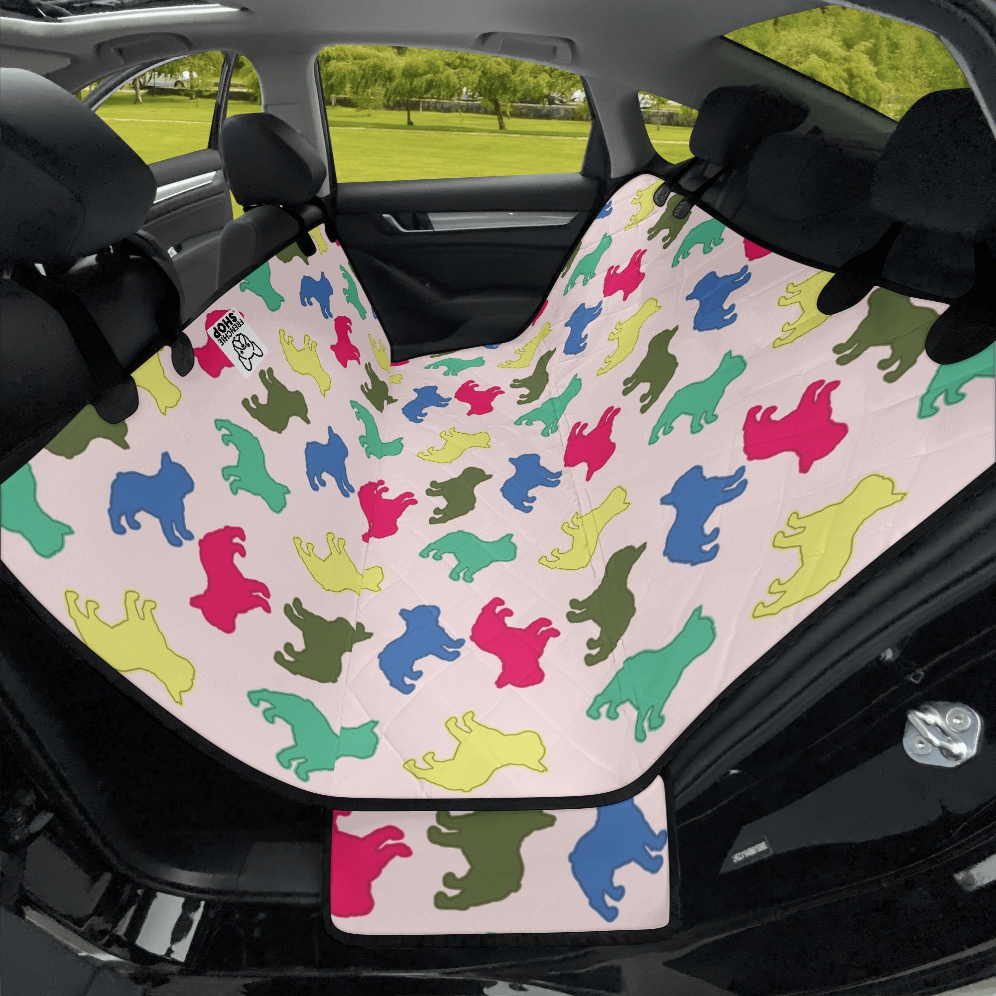 Dottie French Bulldog Car Seat Cover for Travel Comfort-fadou