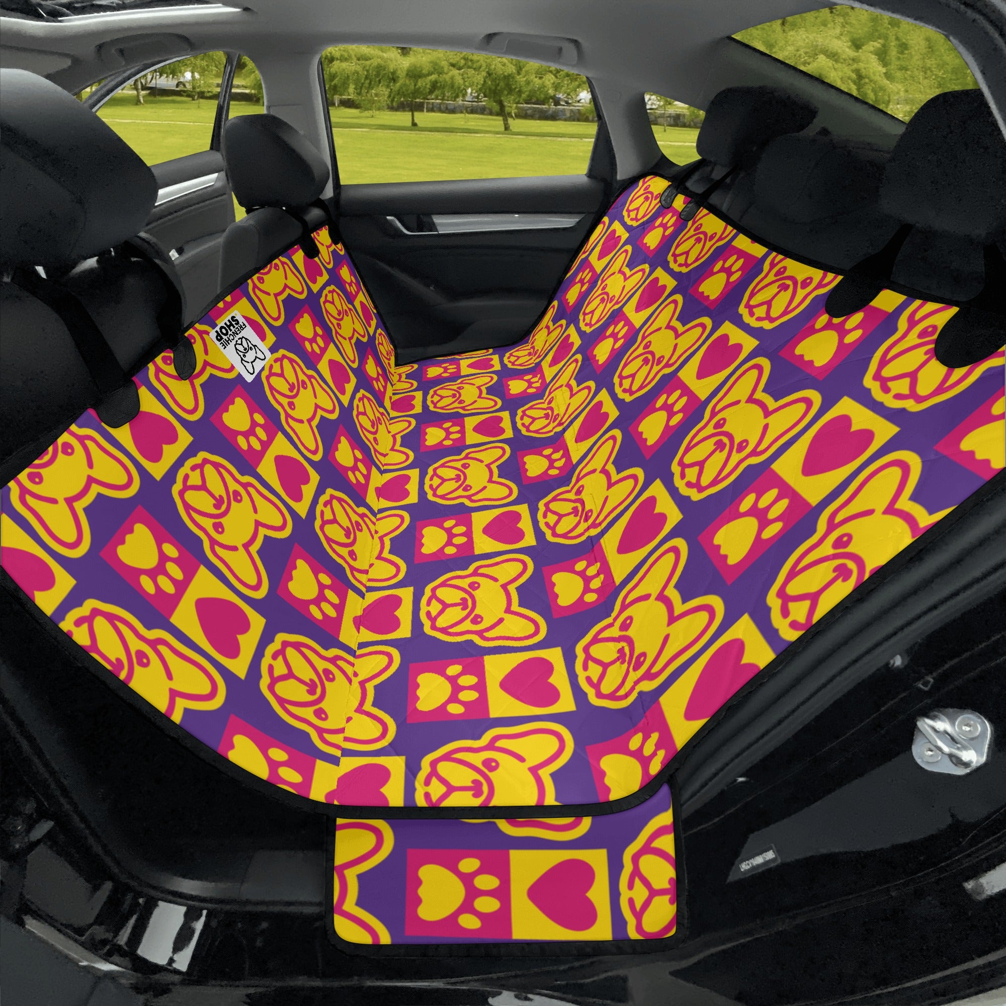 Quincy French Bulldog Car Guard for Brachycephalic Dogs-fadou