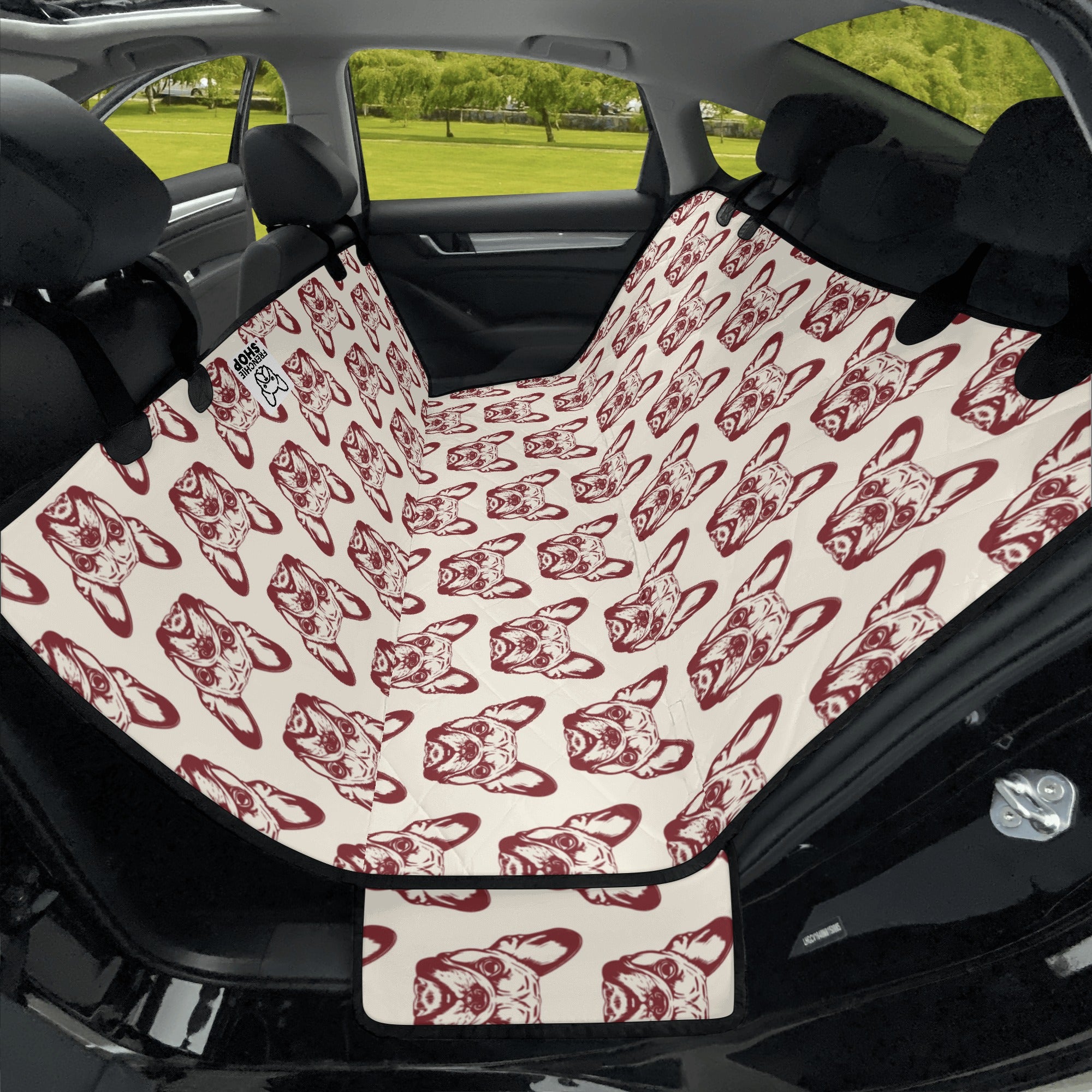 Waffle French Bulldog Seat Protector for Short-Nosed Dogs-fadou